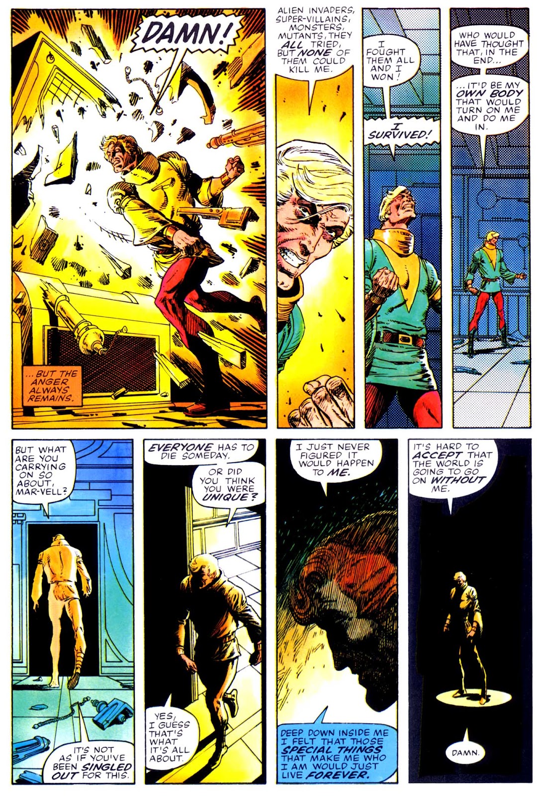 Marvel Graphic Novel Issue #01 – The Death of Captain Marvel | Read All
