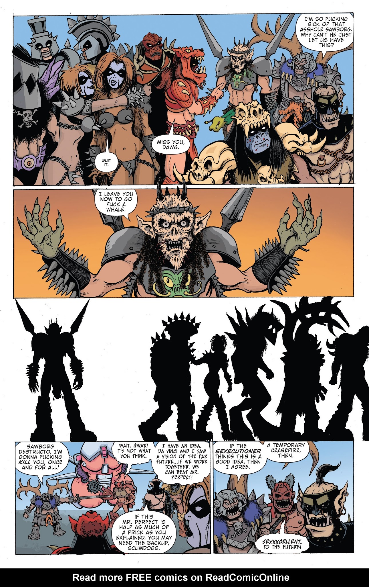 Read online Gwar: Orgasmageddon comic -  Issue #3 - 19