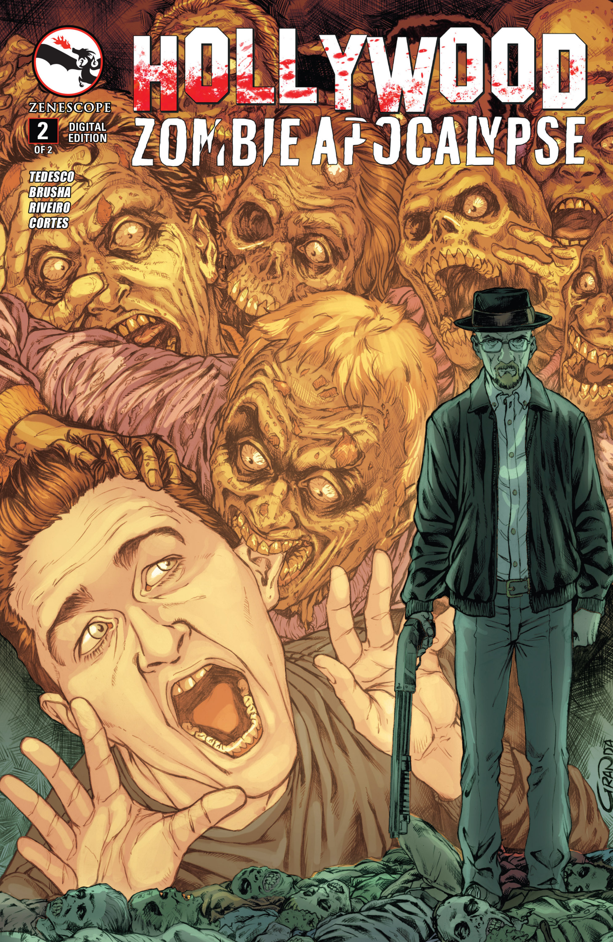 Read online Hollywood Zombie Apocalypse comic -  Issue #2 - 1