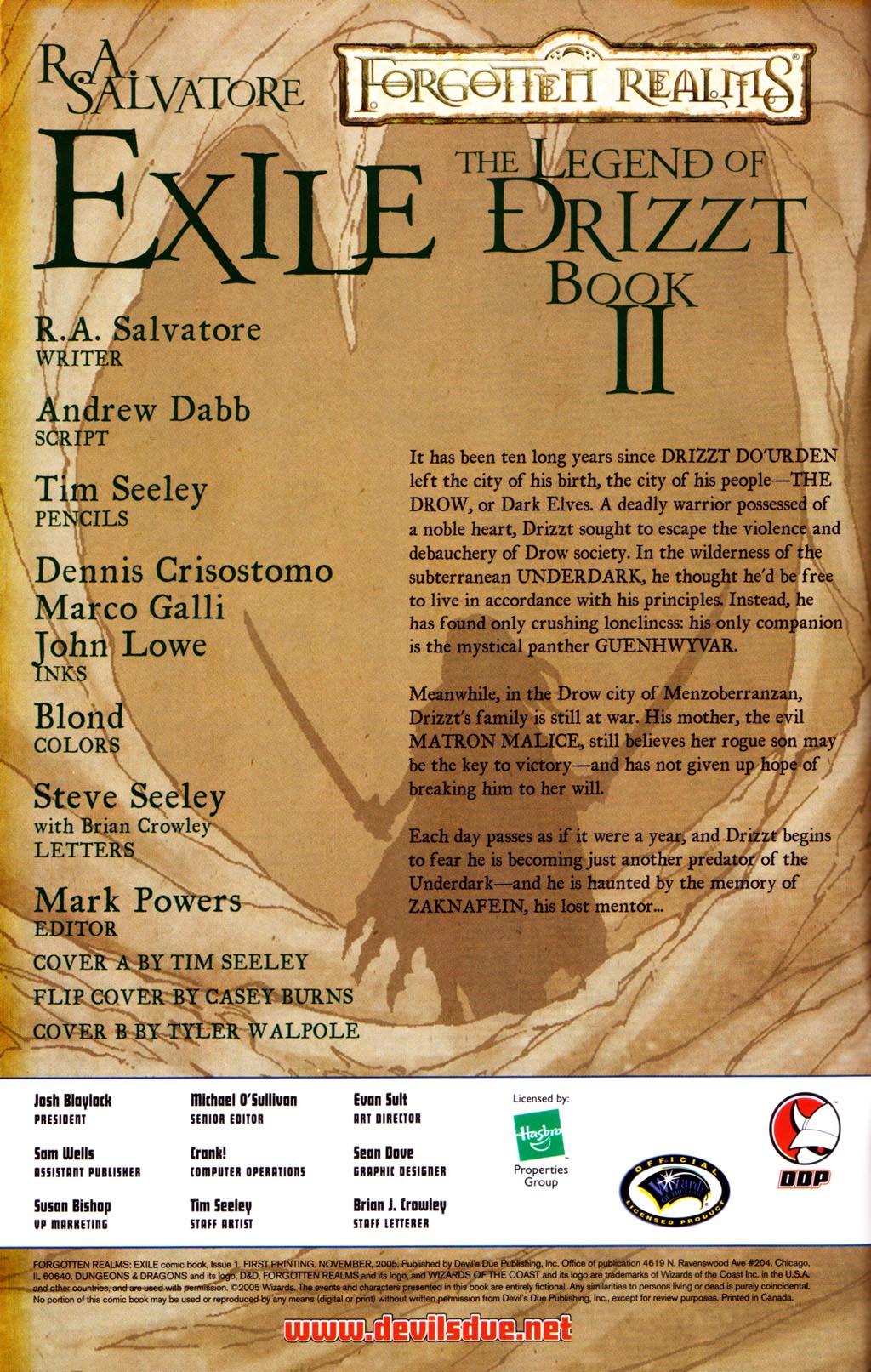 Read online Forgotten Realms: Exile comic -  Issue #1 - 2