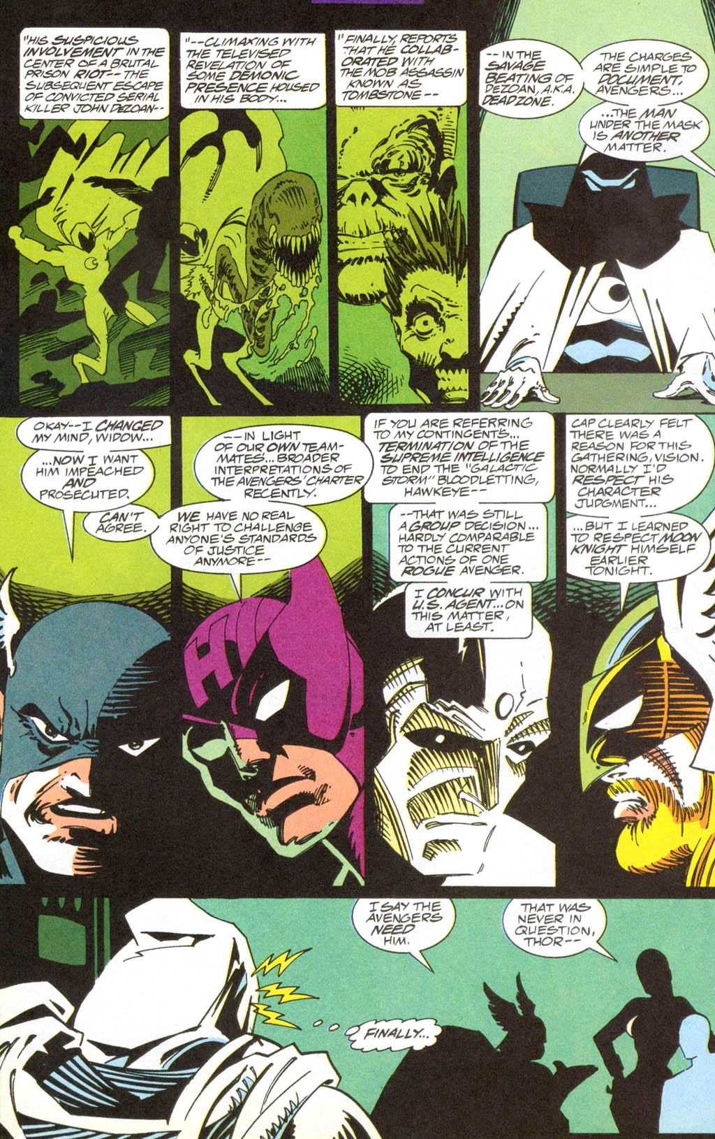 Read online Marc Spector: Moon Knight comic -  Issue #50 - 17
