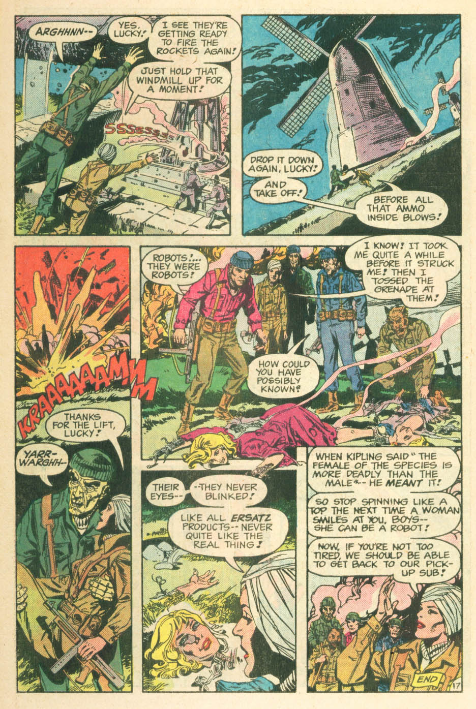 Read online Weird War Tales (1971) comic -  Issue #121 - 22