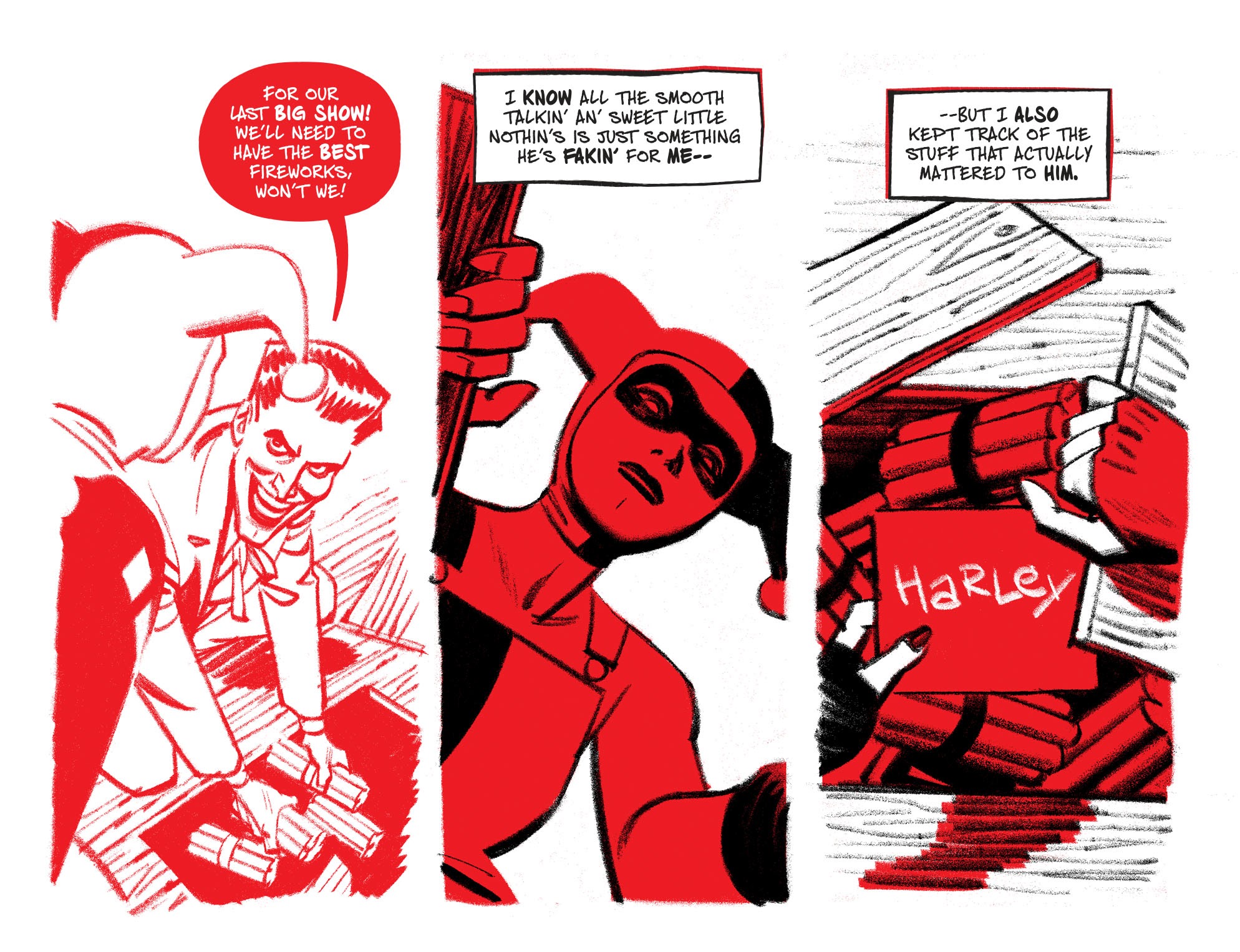 Read online Harley Quinn Black   White   Red comic -  Issue #14 - 10