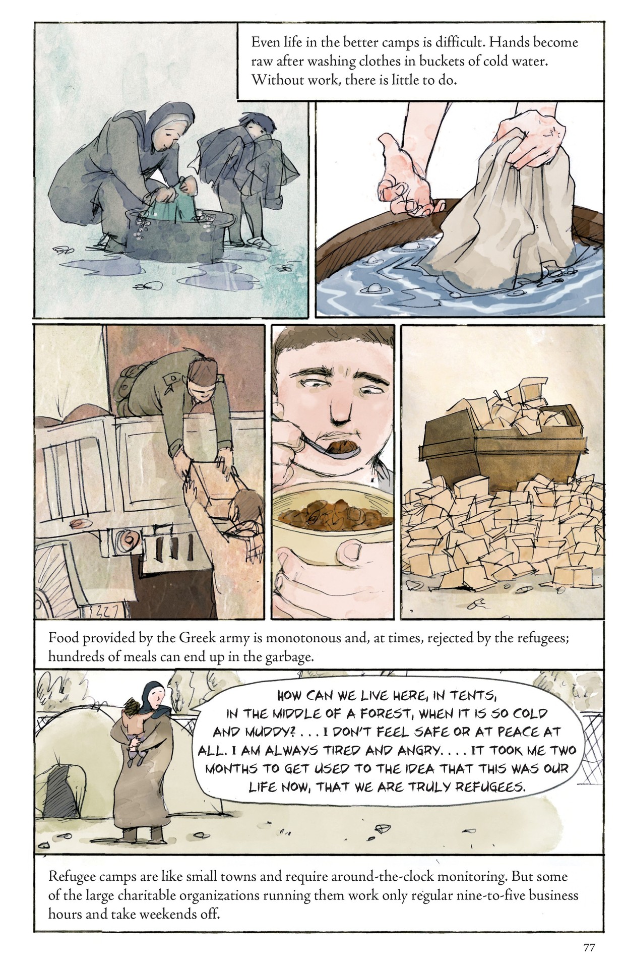 Read online The Unwanted: Stories of the Syrian Refugees comic -  Issue # TPB - 70