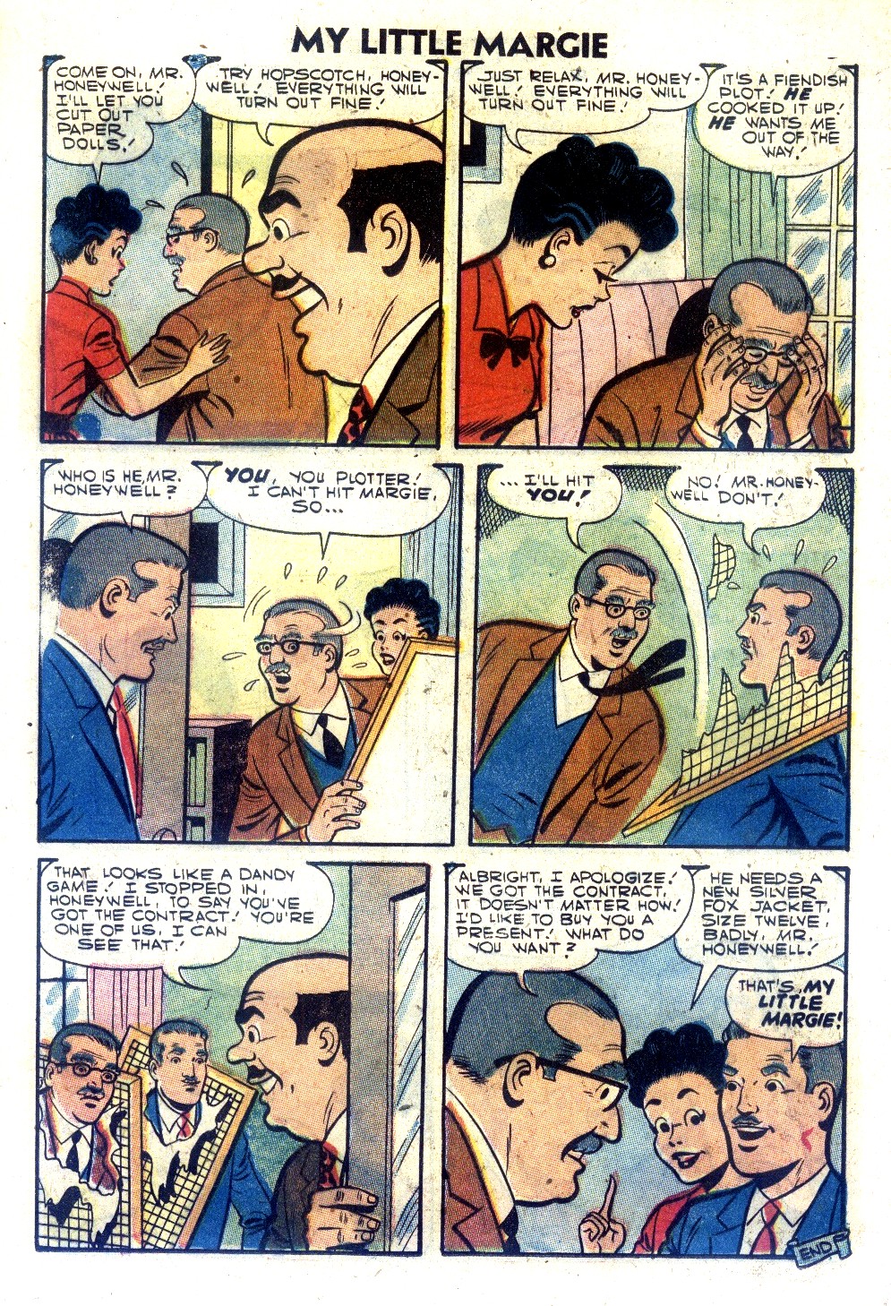Read online My Little Margie (1954) comic -  Issue #18 - 12