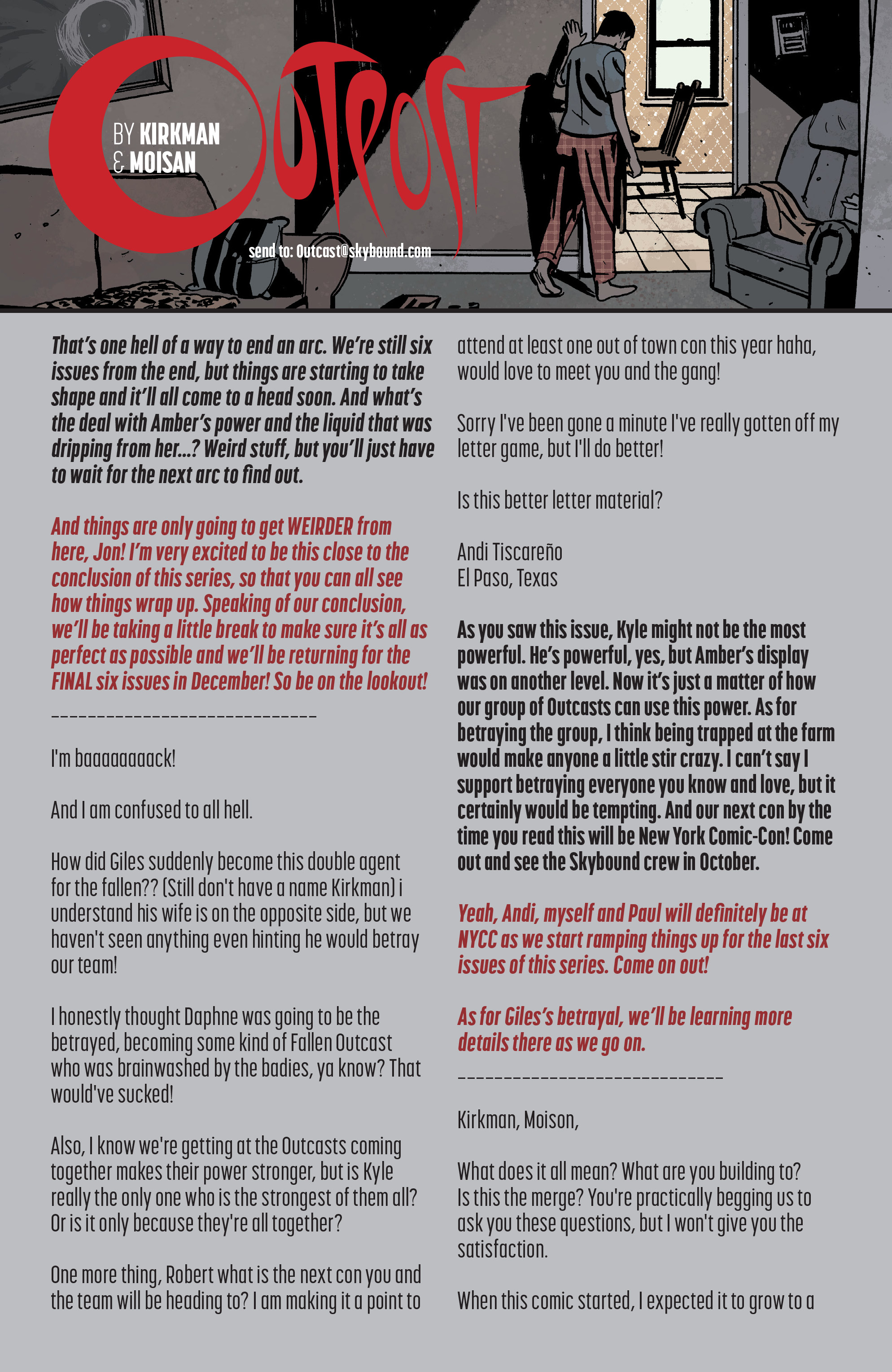 Read online Outcast by Kirkman & Azaceta comic -  Issue #42 - 21