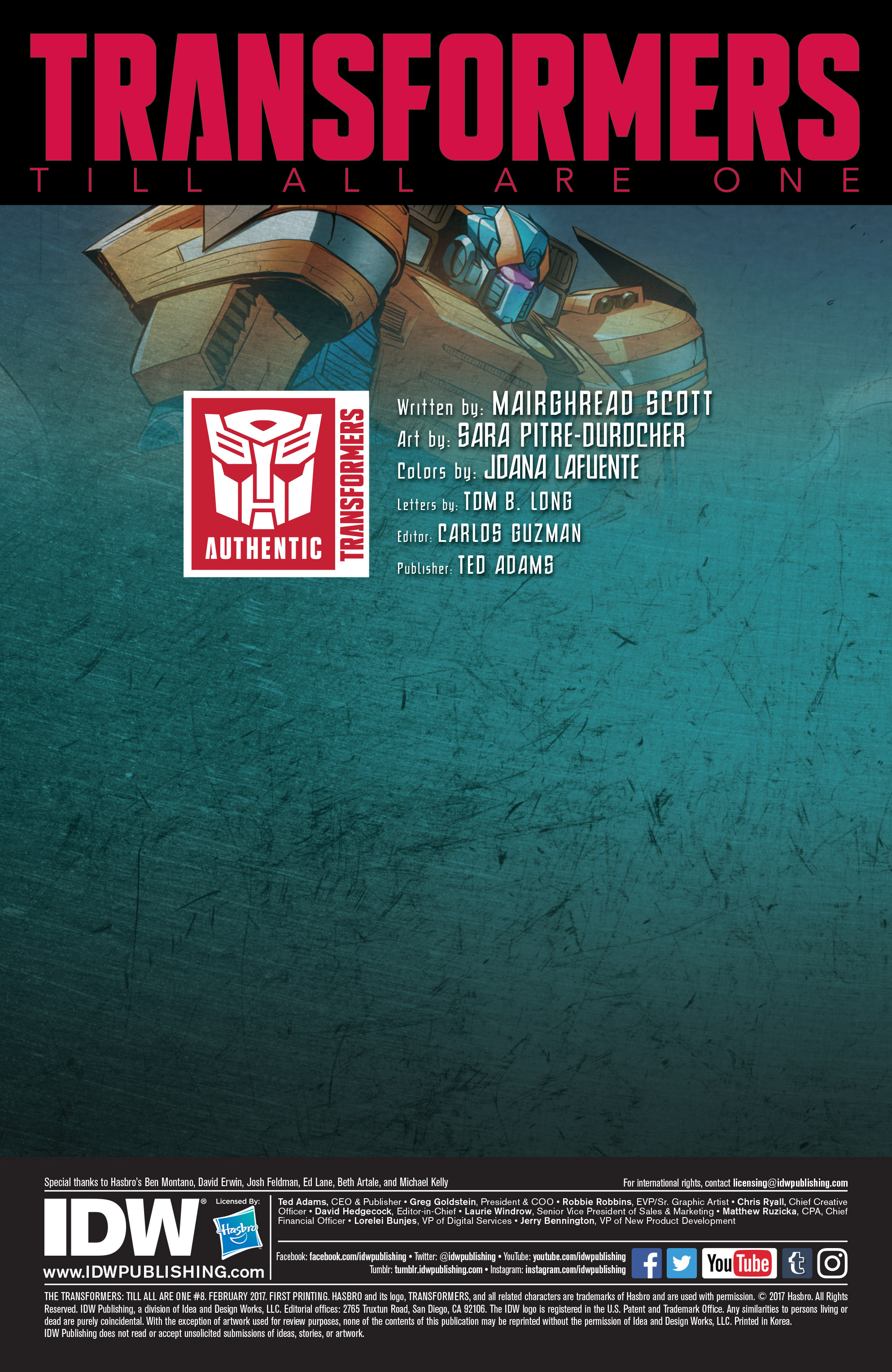 Read online Transformers: Till All Are One comic -  Issue #8 - 2