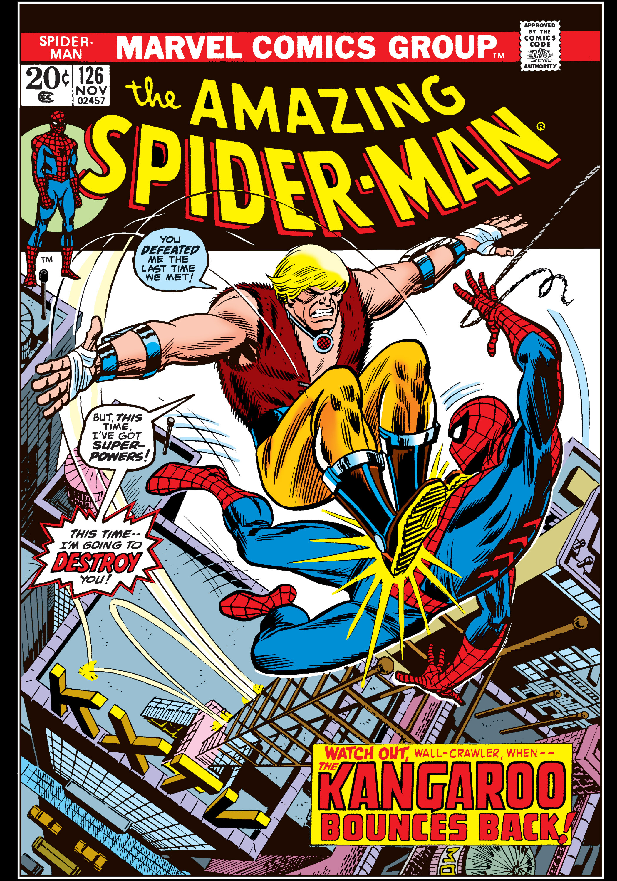 Read online The Amazing Spider-Man (1963) comic -  Issue #126 - 1