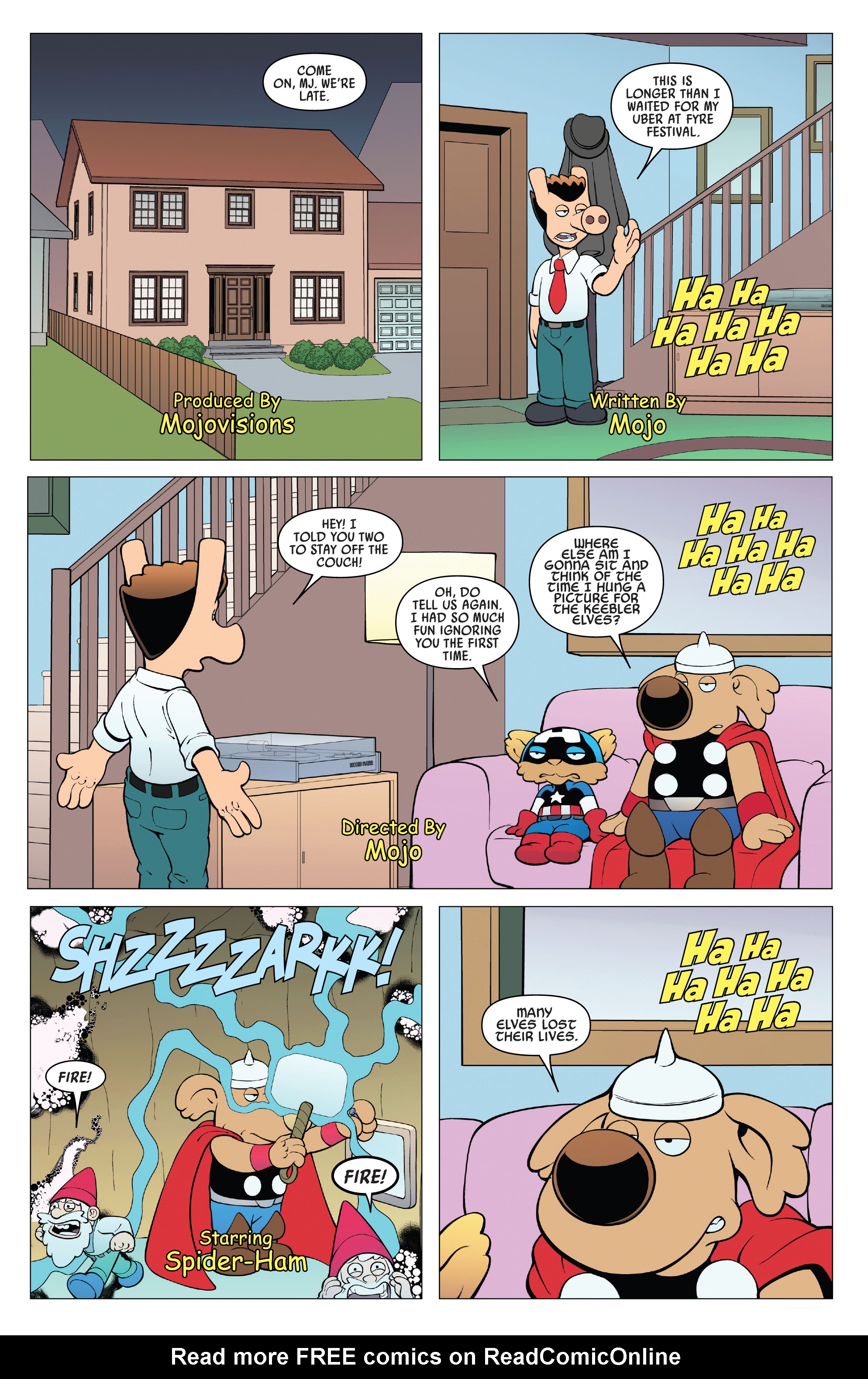 Read online Spider-Ham comic -  Issue #5 - 4