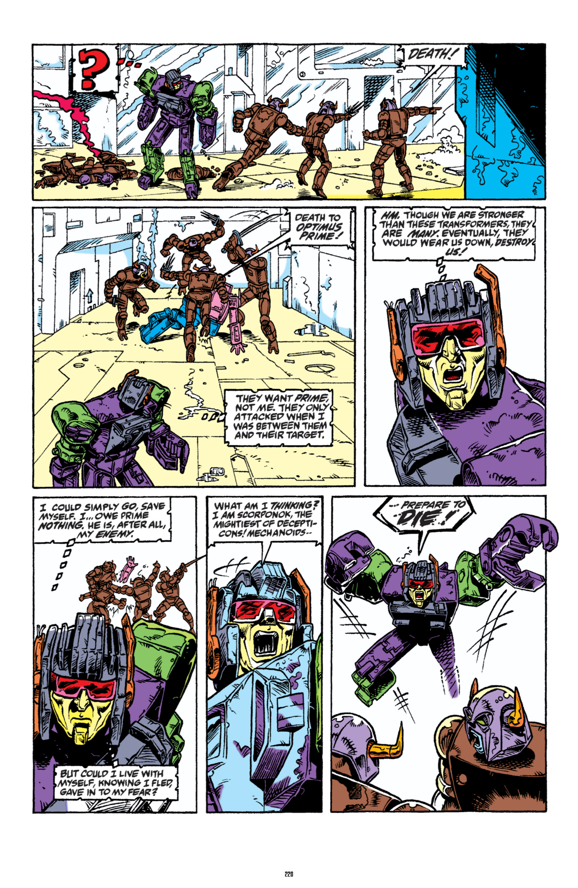 Read online The Transformers Classics comic -  Issue # TPB 6 - 218