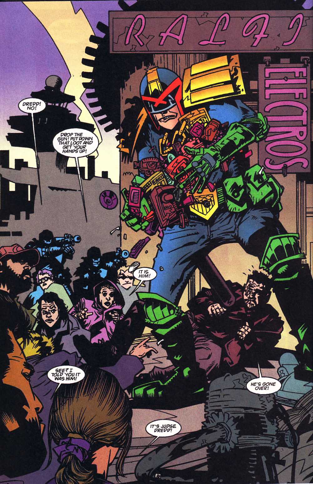 Read online Judge Dredd: Legends of the Law comic -  Issue #8 - 17