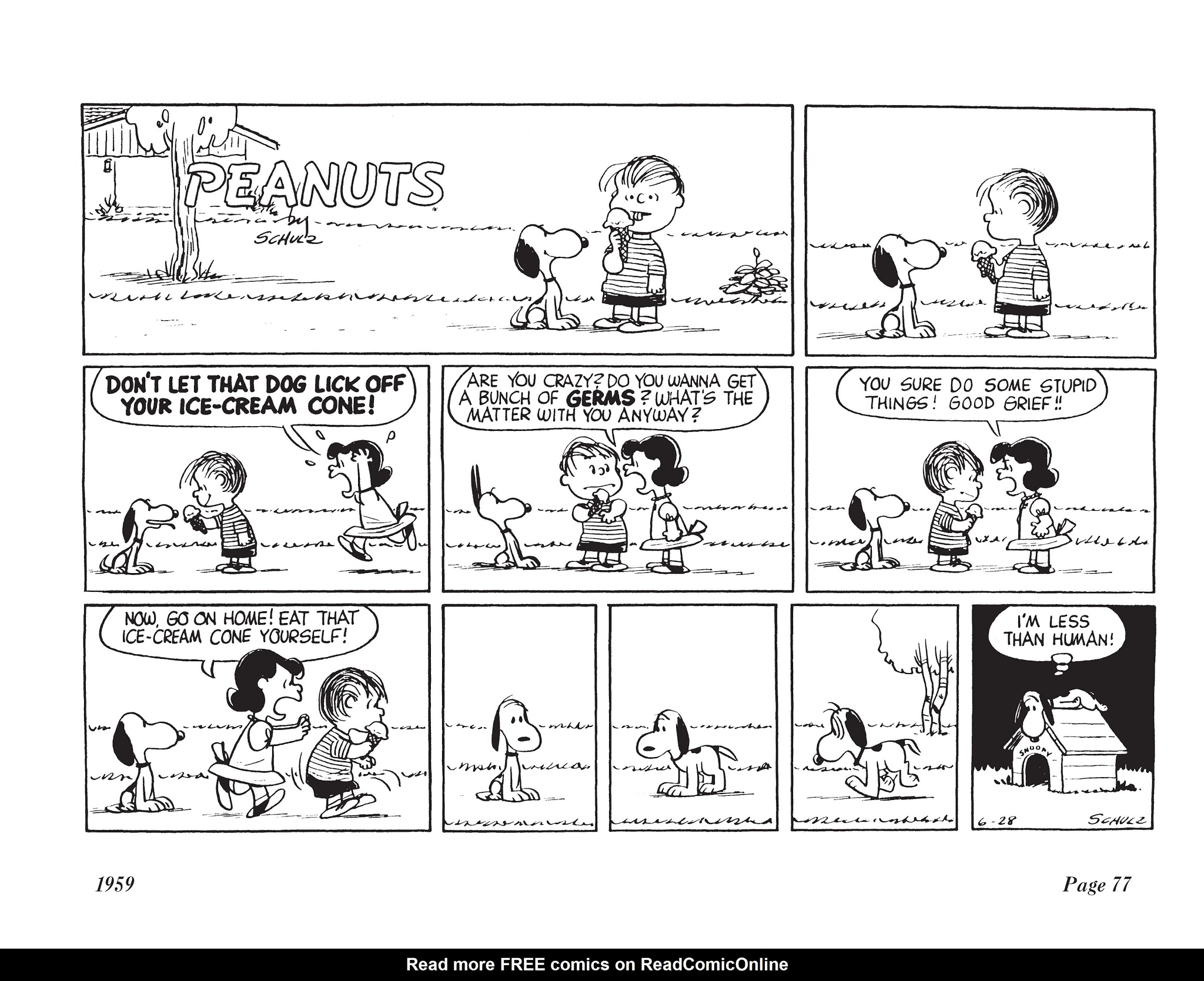 Read online The Complete Peanuts comic -  Issue # TPB 5 - 93