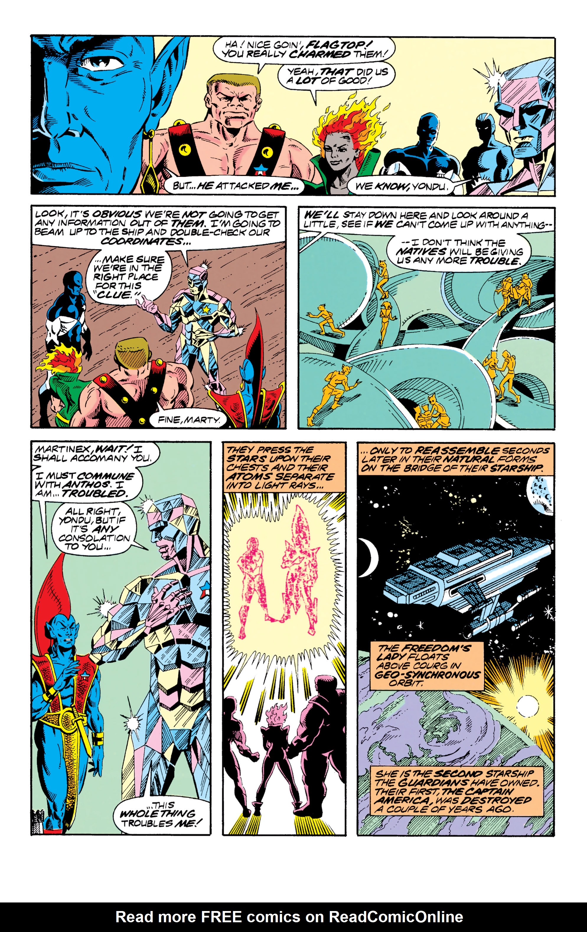 Read online Guardians of the Galaxy (1990) comic -  Issue # _TPB Guardians of the Galaxy by Jim Valentino 1 (Part 1) - 8