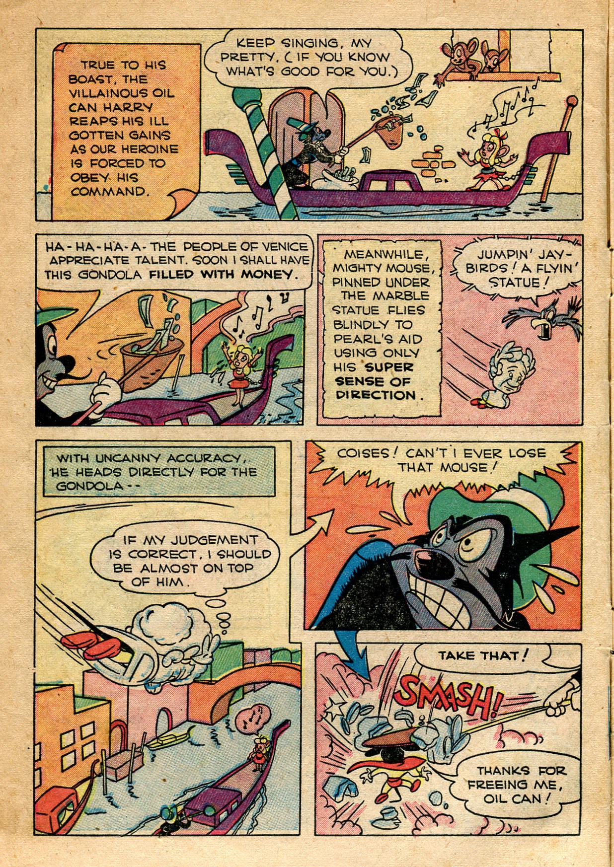 Read online Paul Terry's Mighty Mouse Comics comic -  Issue #19 - 6