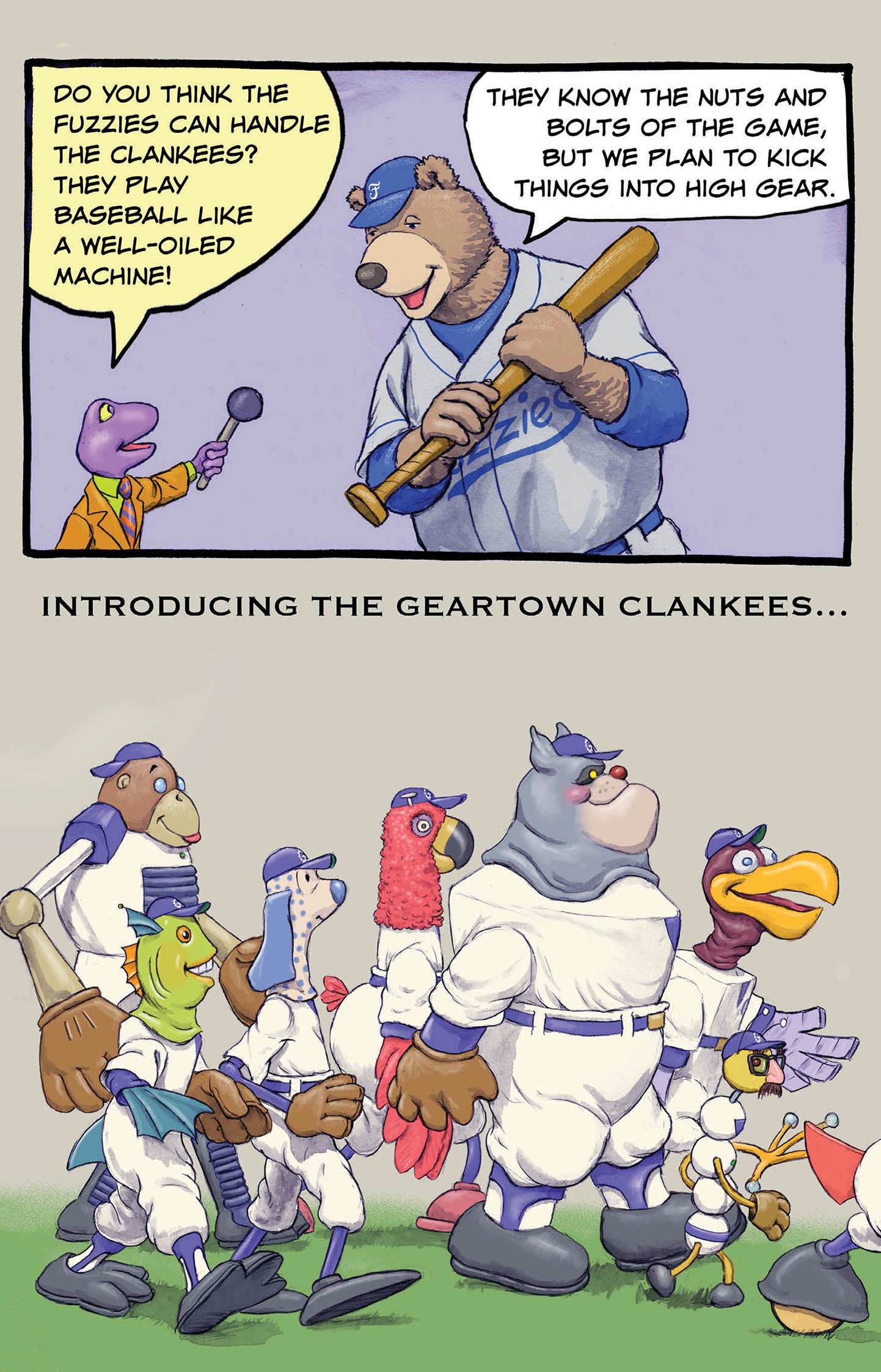 Read online Fuzzy Baseball comic -  Issue #3 - 6
