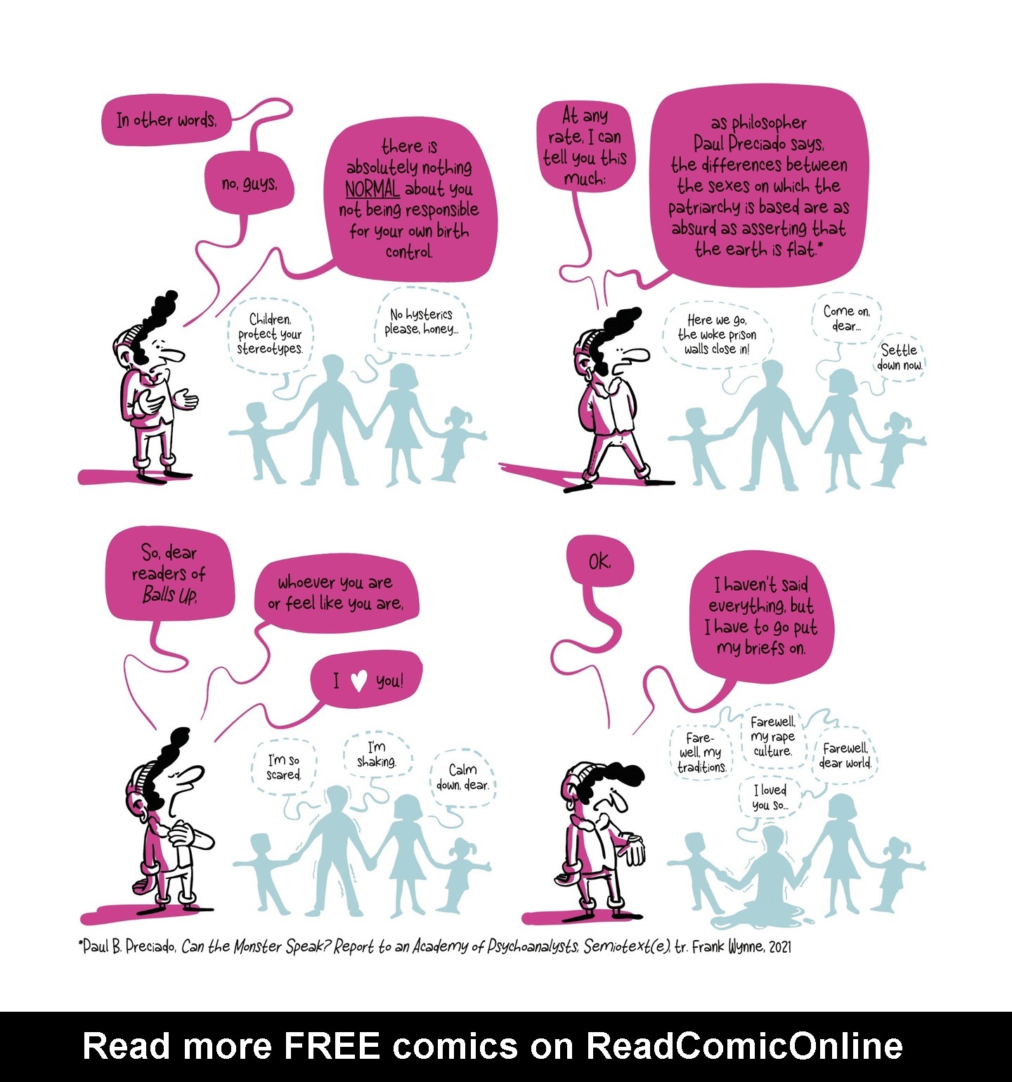 Read online Balls Up A Contraceptive Journey comic -  Issue # TPB - 6