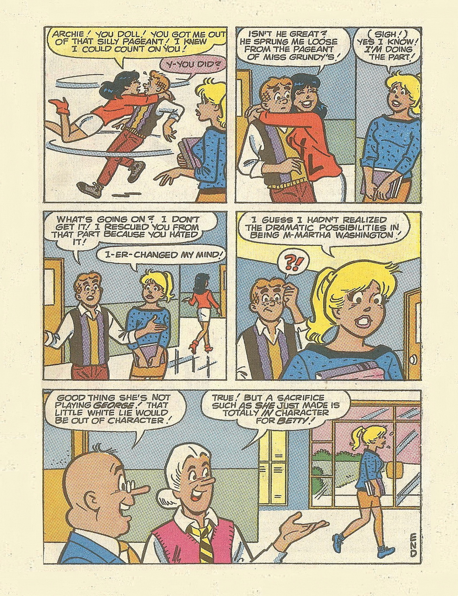 Read online Betty and Veronica Digest Magazine comic -  Issue #55 - 17