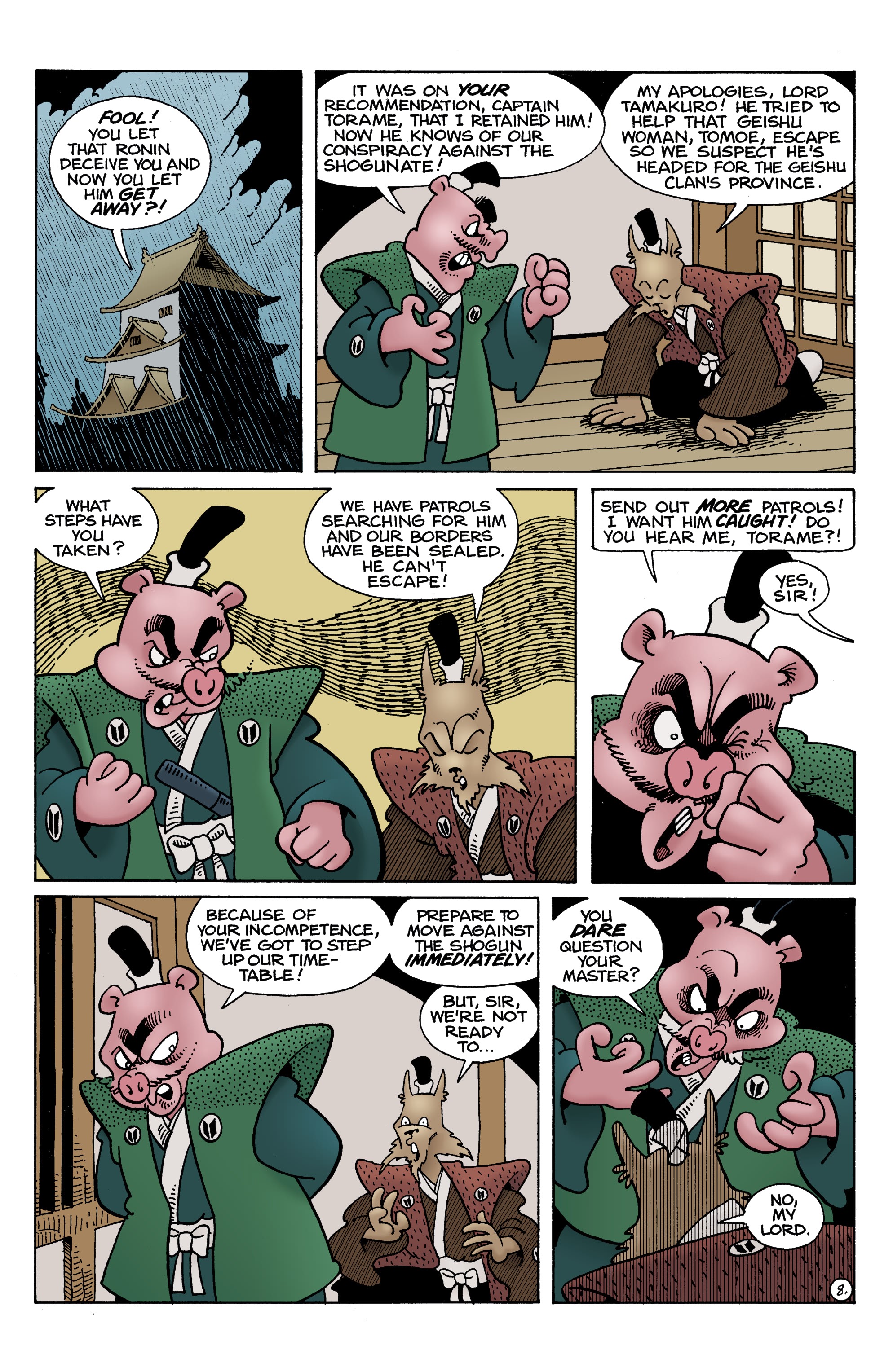 Read online Usagi Yojimbo: The Dragon Bellow Conspiracy comic -  Issue #4 - 10