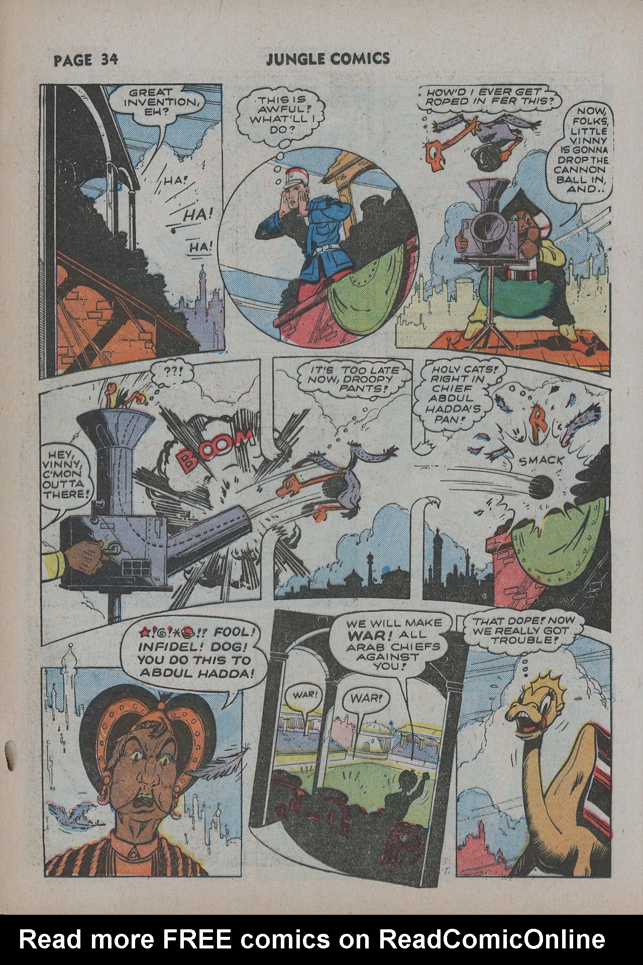 Read online Jungle Comics comic -  Issue #31 - 37