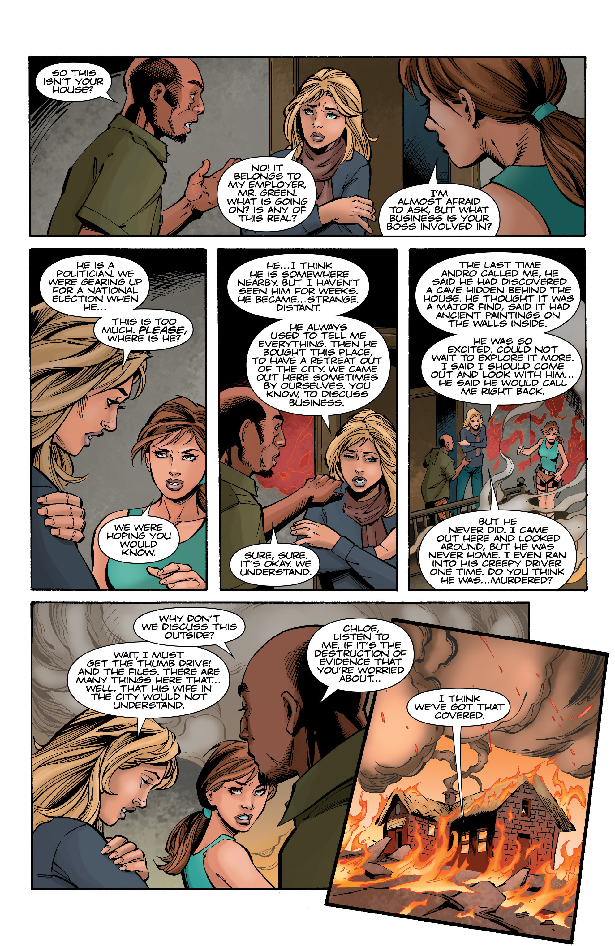 Read online Lara Croft and the Frozen Omen comic -  Issue #5 - 13