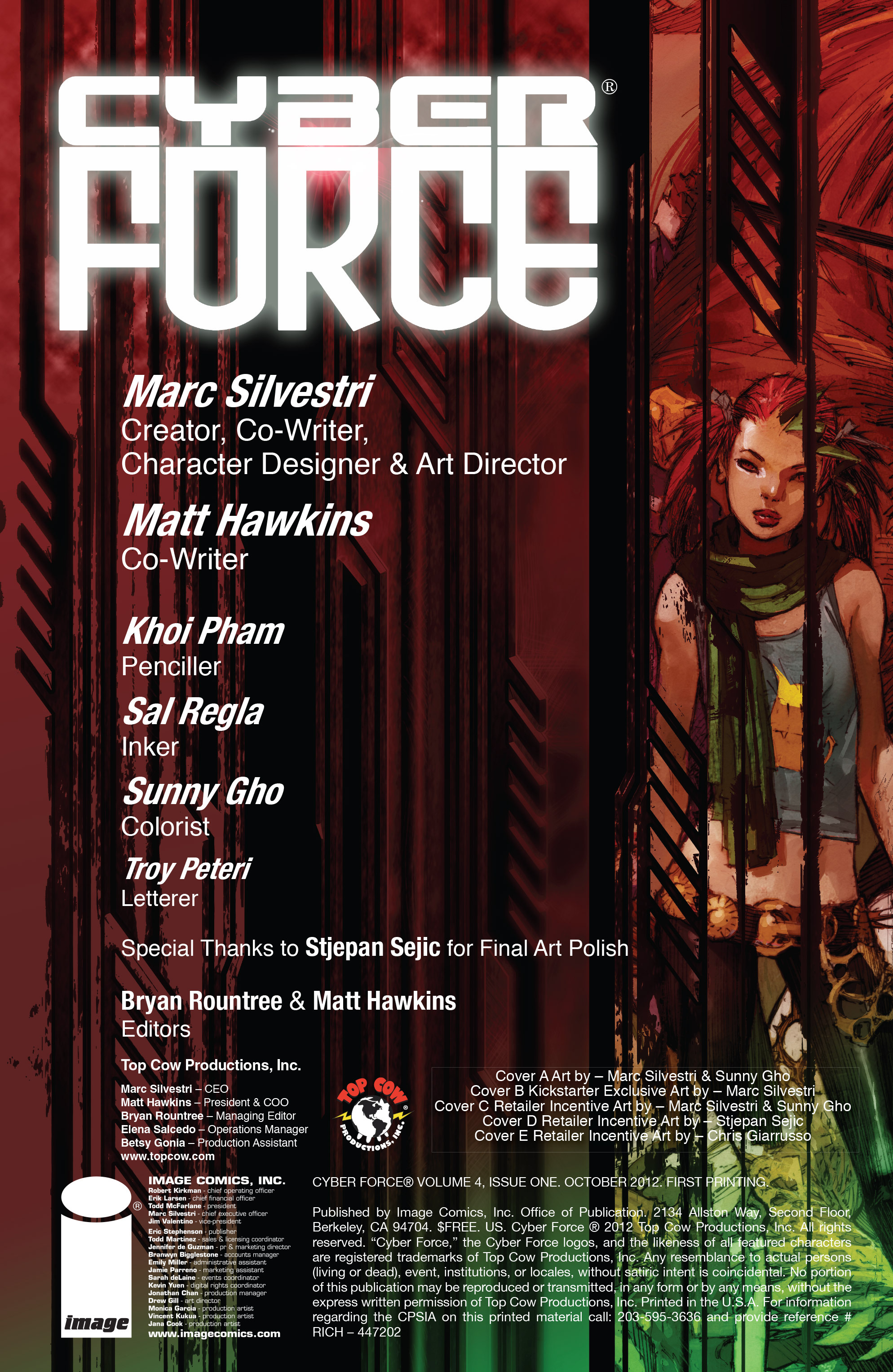 Read online Cyberforce (2012) comic -  Issue #1 - 2