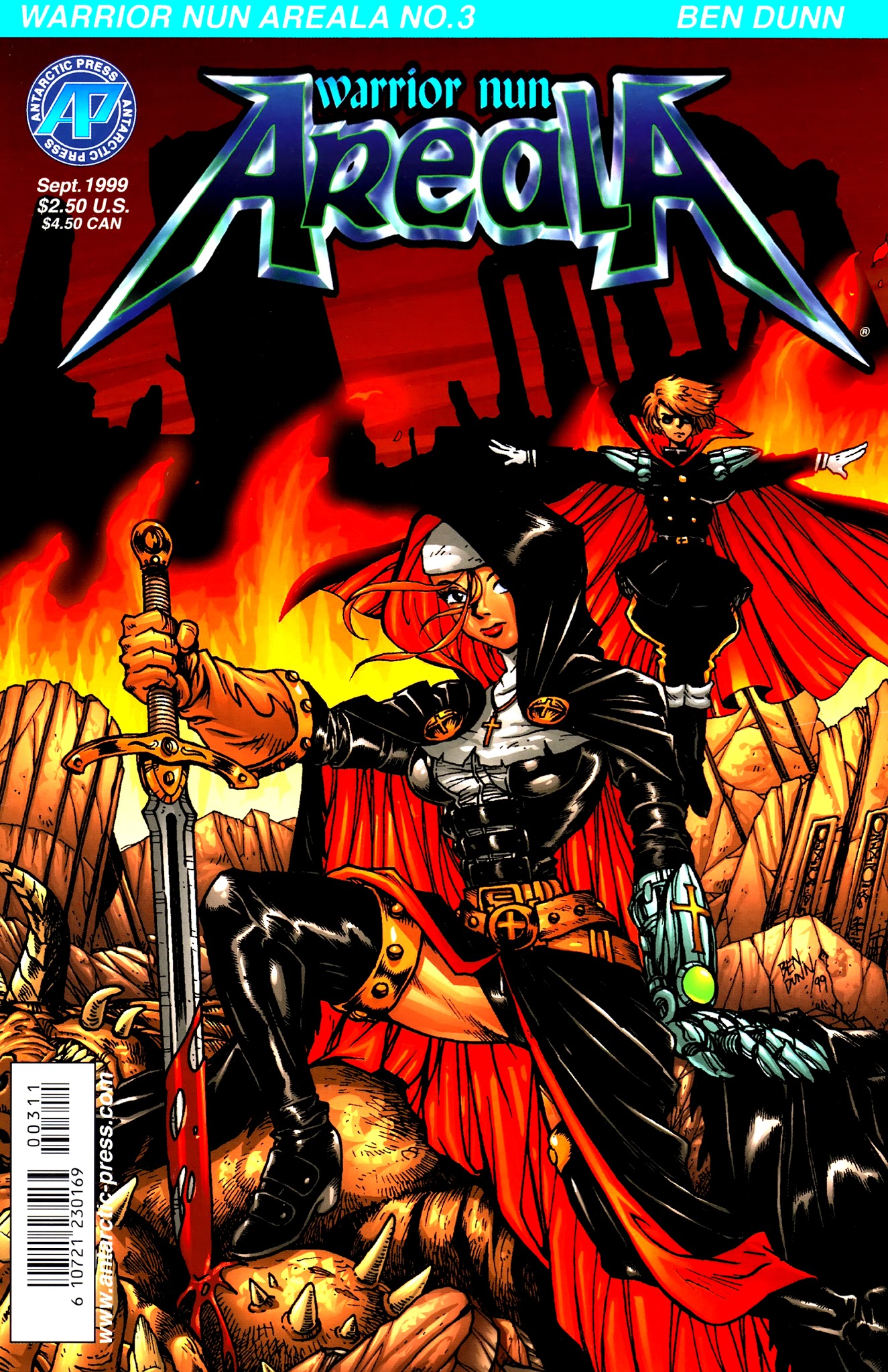 Read online Warrior Nun Areala (1999) comic -  Issue #3 - 1