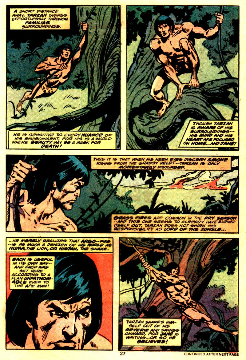 Read online Tarzan (1977) comic -  Issue #24 - 17