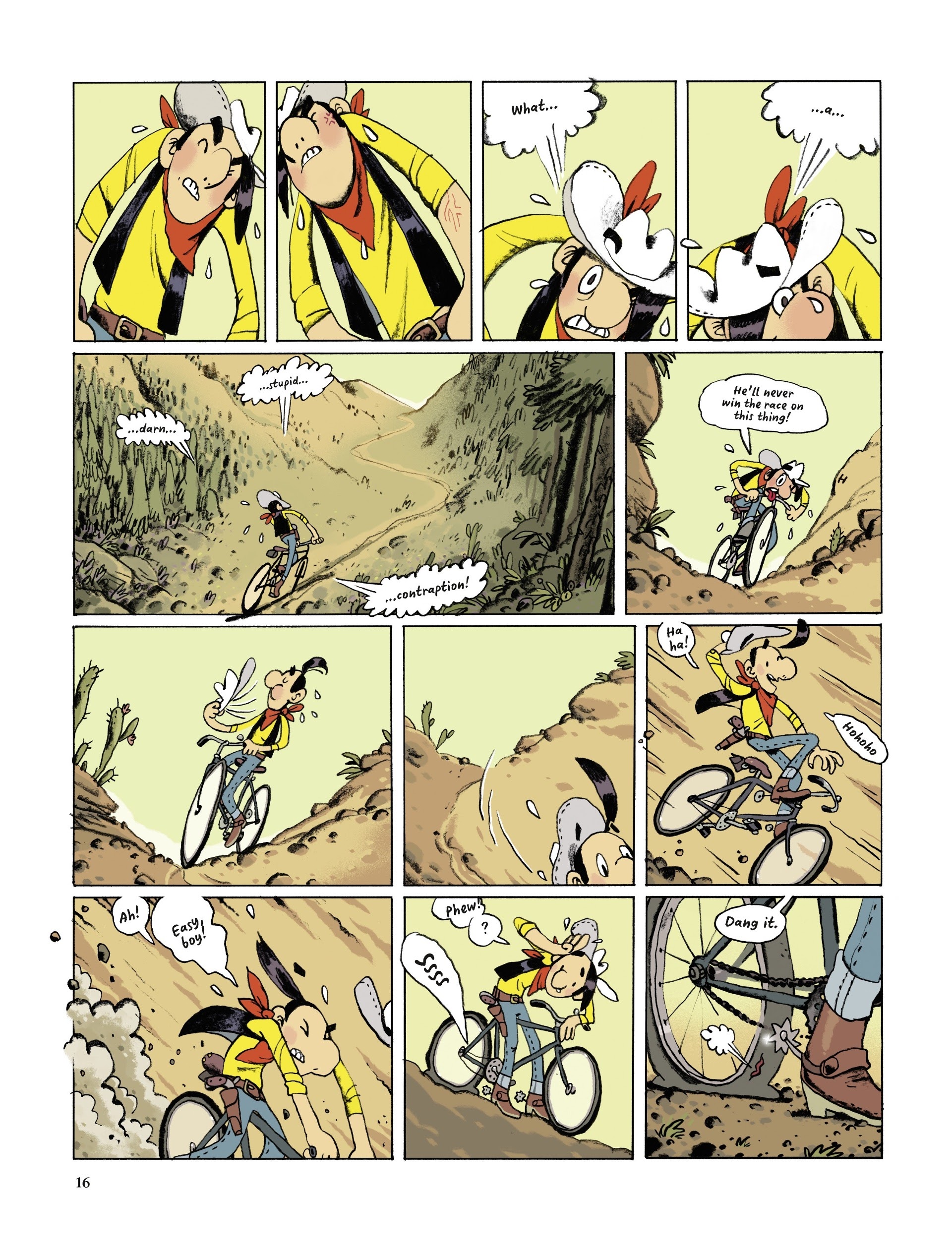 Read online Lucky Luke Saddles Up comic -  Issue # TPB - 16