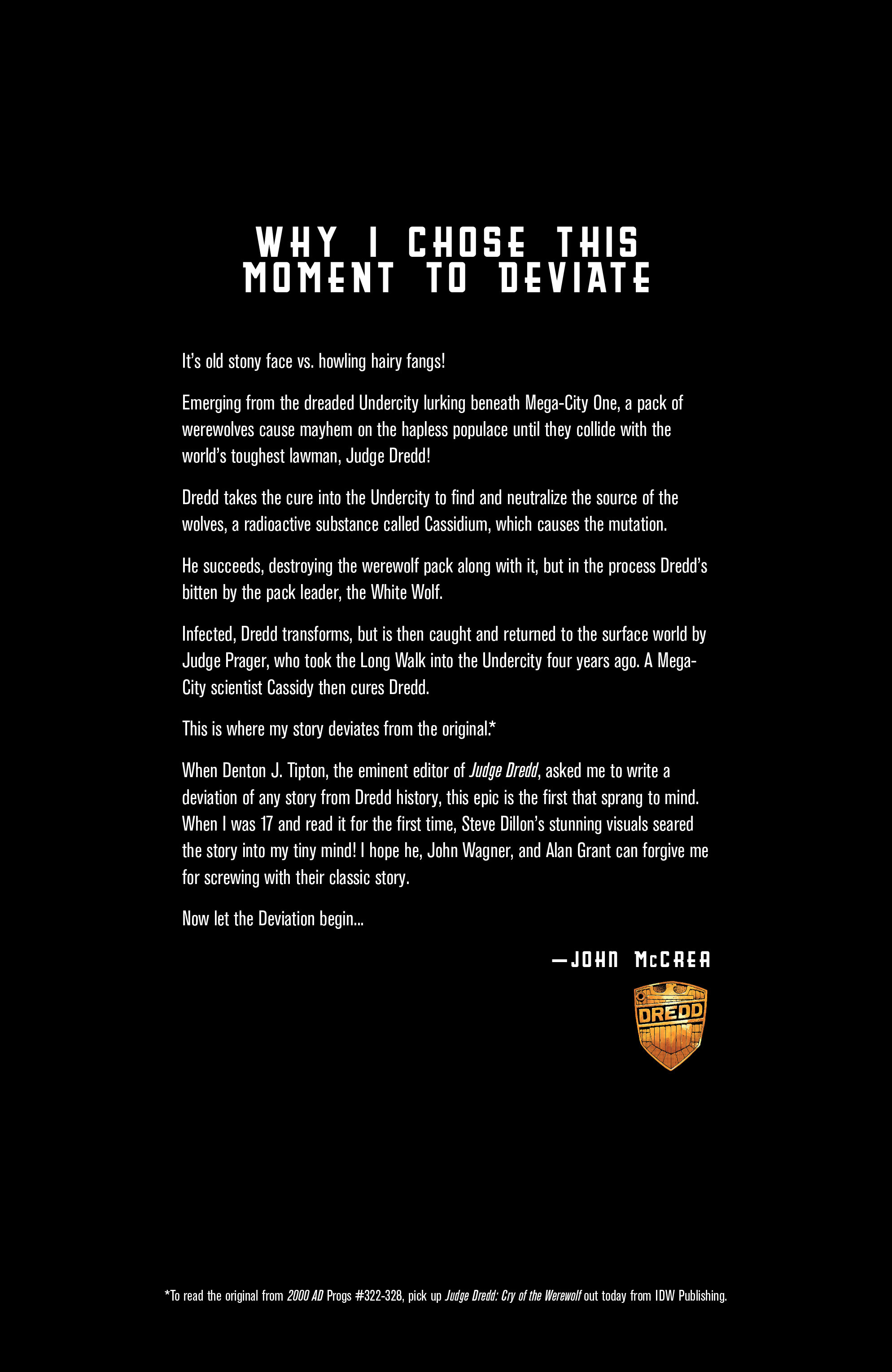 Read online Judge Dredd: Deviations comic -  Issue # Full - 3