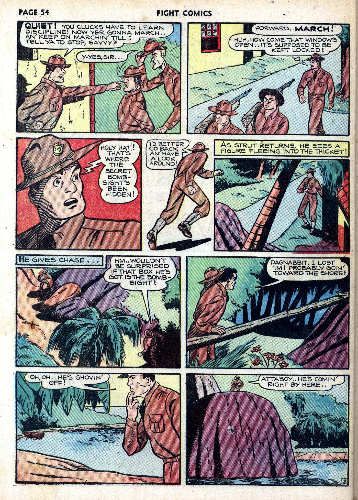 Read online Fight Comics comic -  Issue #10 - 56