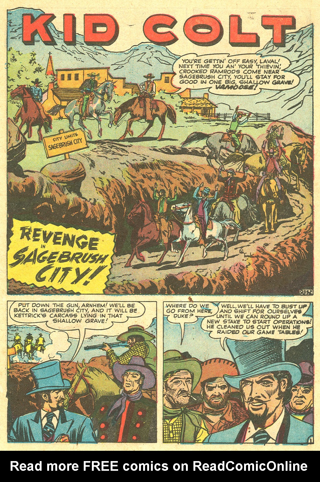 Read online Kid Colt Outlaw comic -  Issue #19 - 3