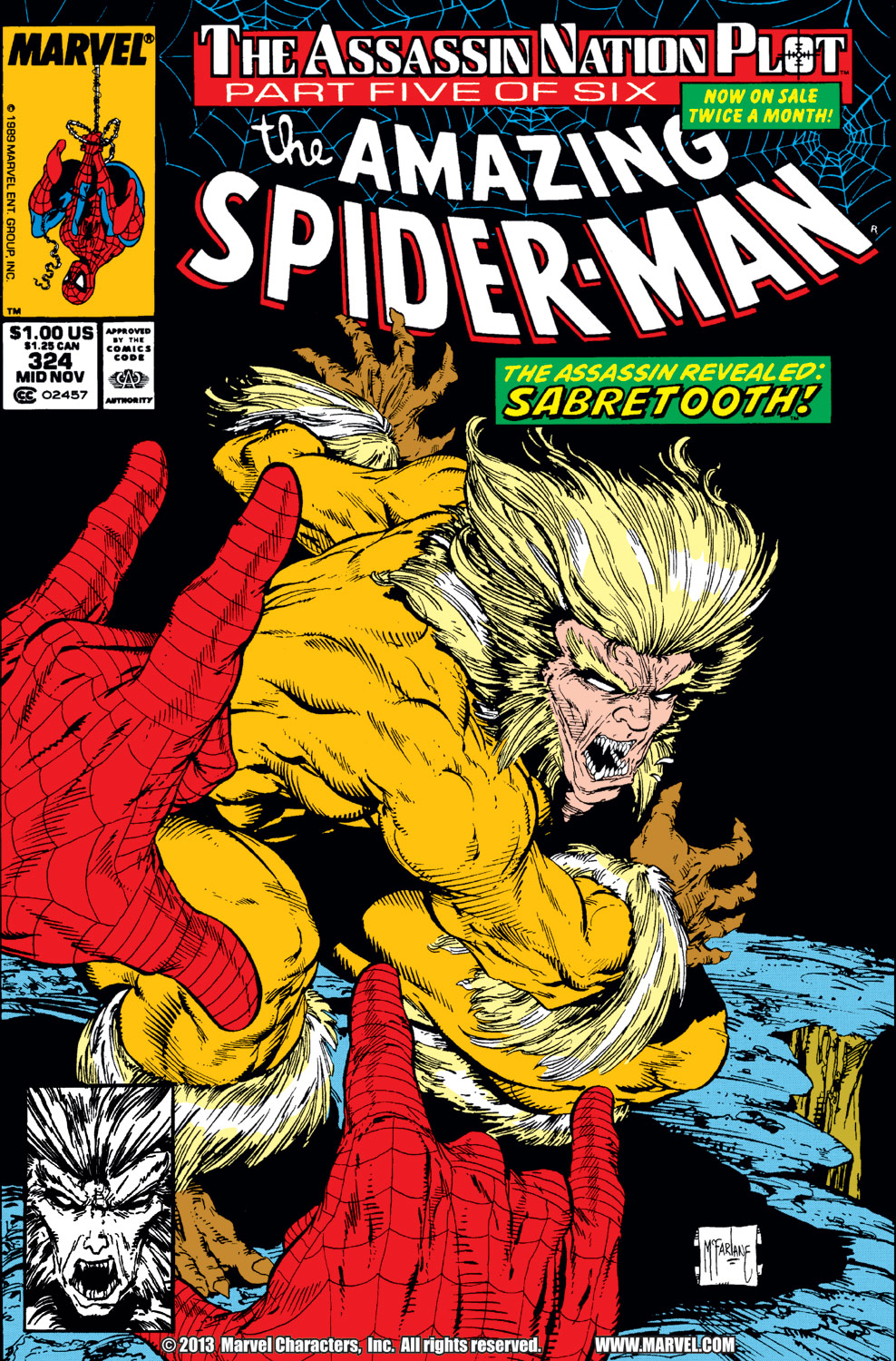 Read online The Amazing Spider-Man (1963) comic -  Issue #324 - 1