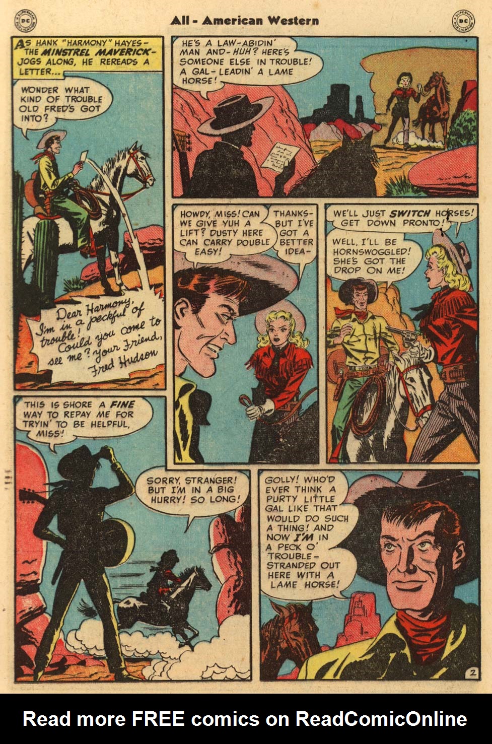 Read online All-American Western comic -  Issue #108 - 28