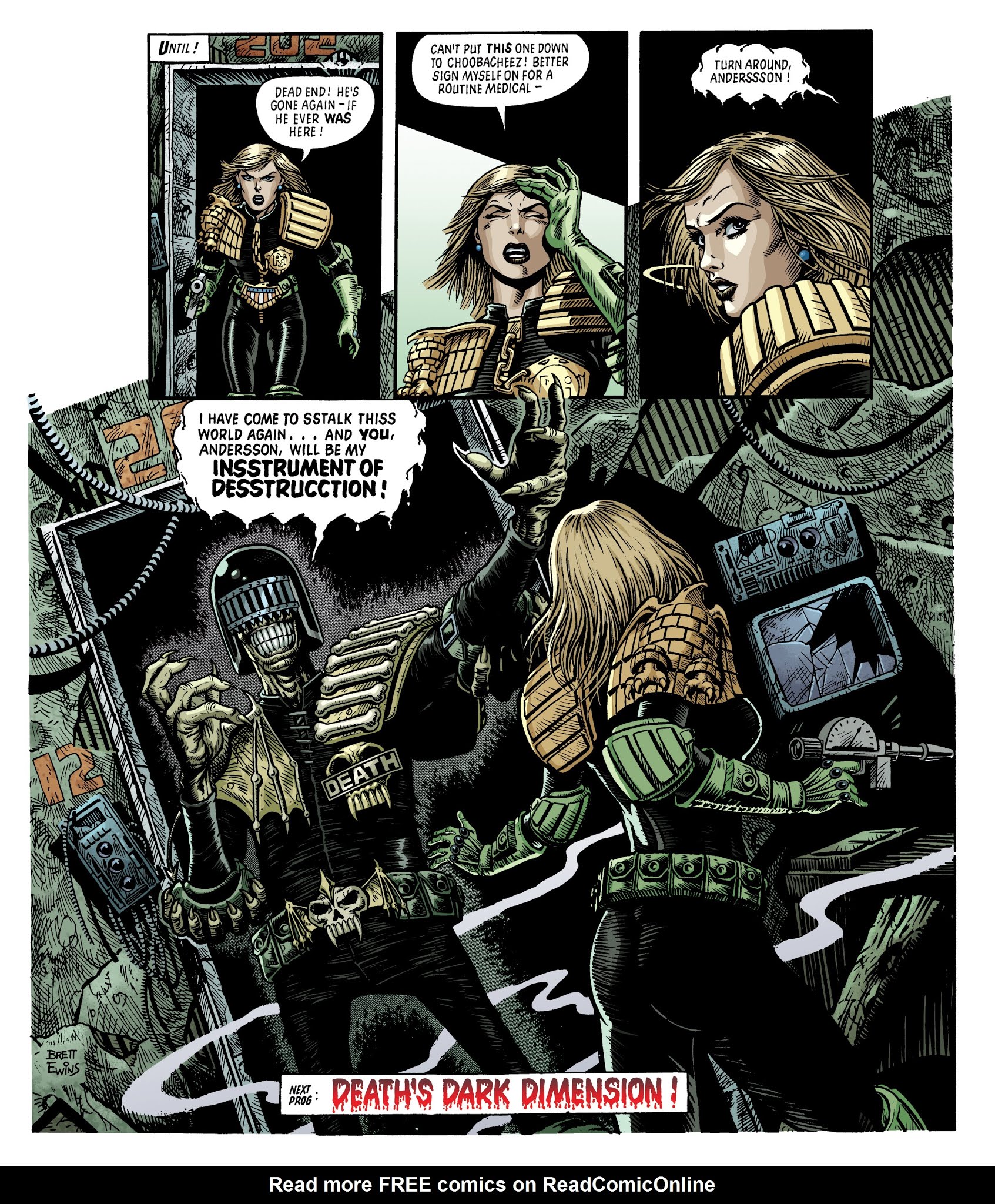 Read online Judge Dredd Classics: The Dark Judges comic -  Issue # TPB - 55