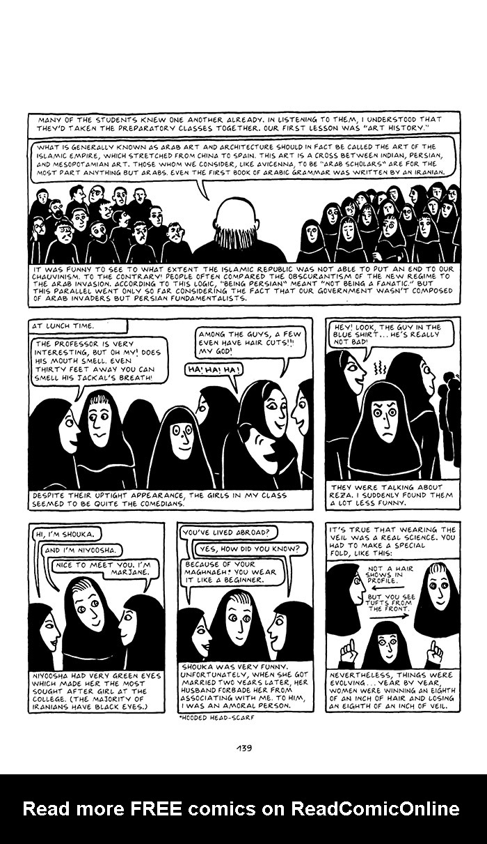 Read online Persepolis comic -  Issue # TPB 2 - 142