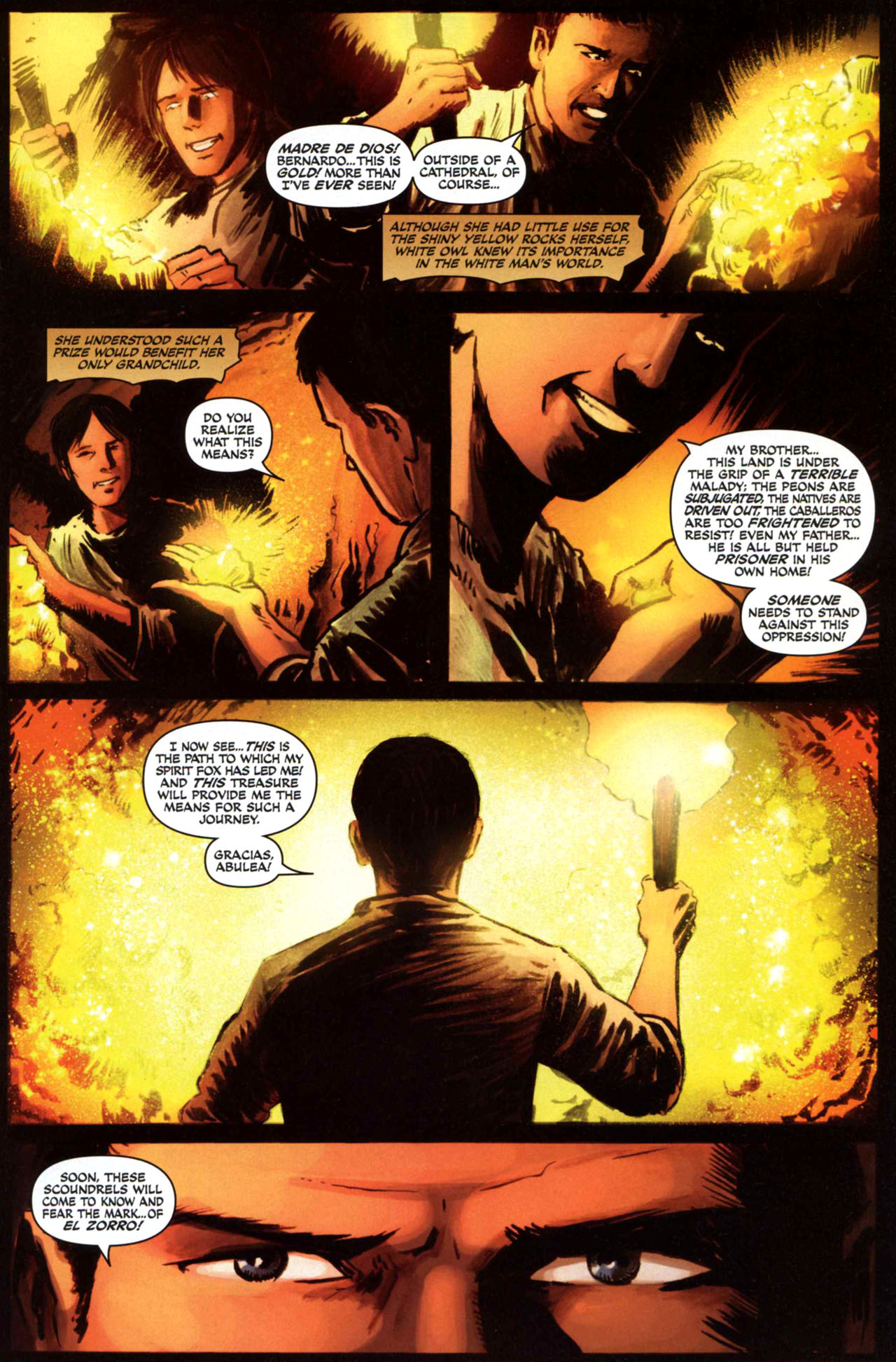 Read online Zorro (2008) comic -  Issue #6 - 19