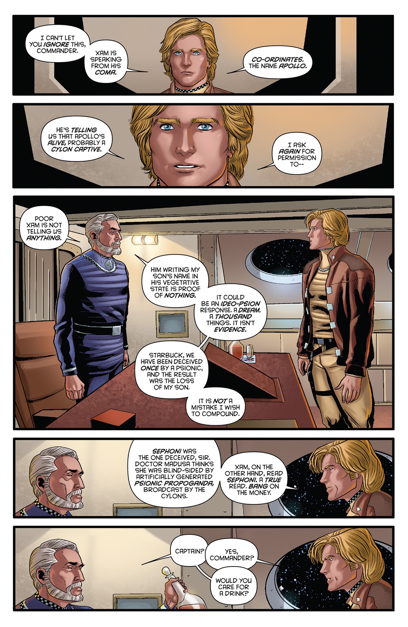Read online Classic Battlestar Galactica: The Death of Apollo comic -  Issue #3 - 4