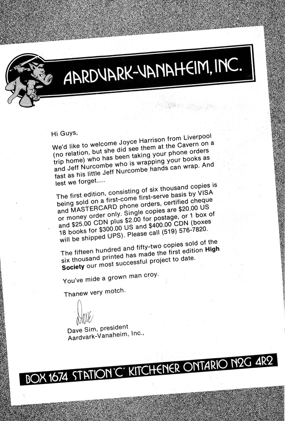 Read online Cerebus comic -  Issue #88 - 26