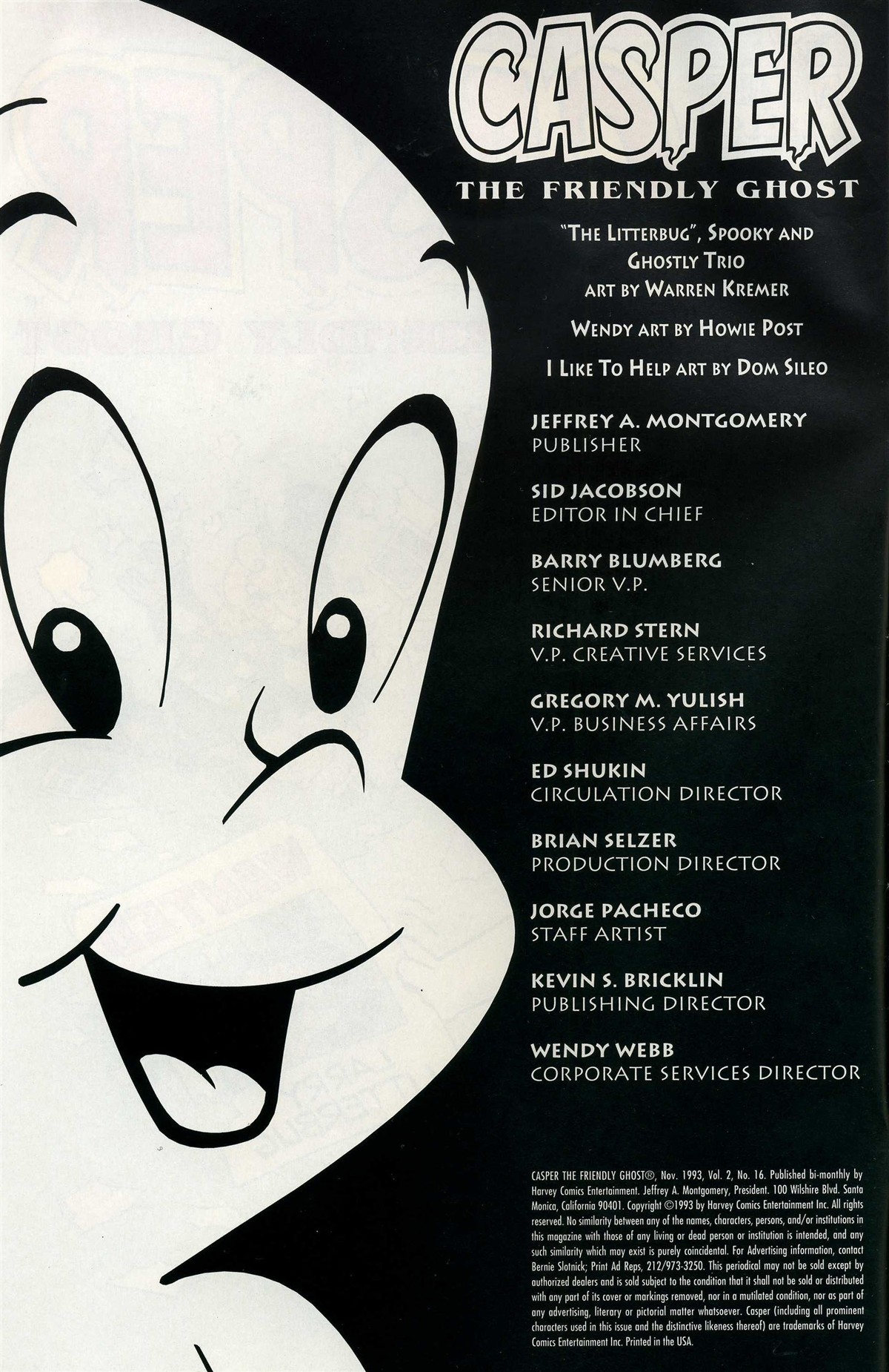 Read online Casper the Friendly Ghost (1991) comic -  Issue #16 - 2