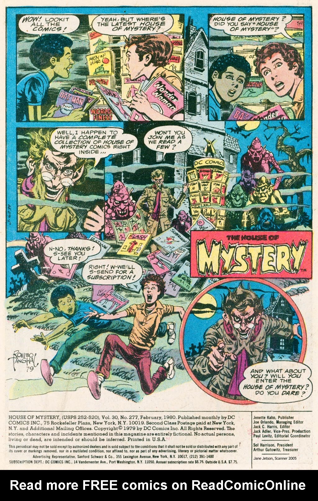 Read online House of Mystery (1951) comic -  Issue #277 - 3