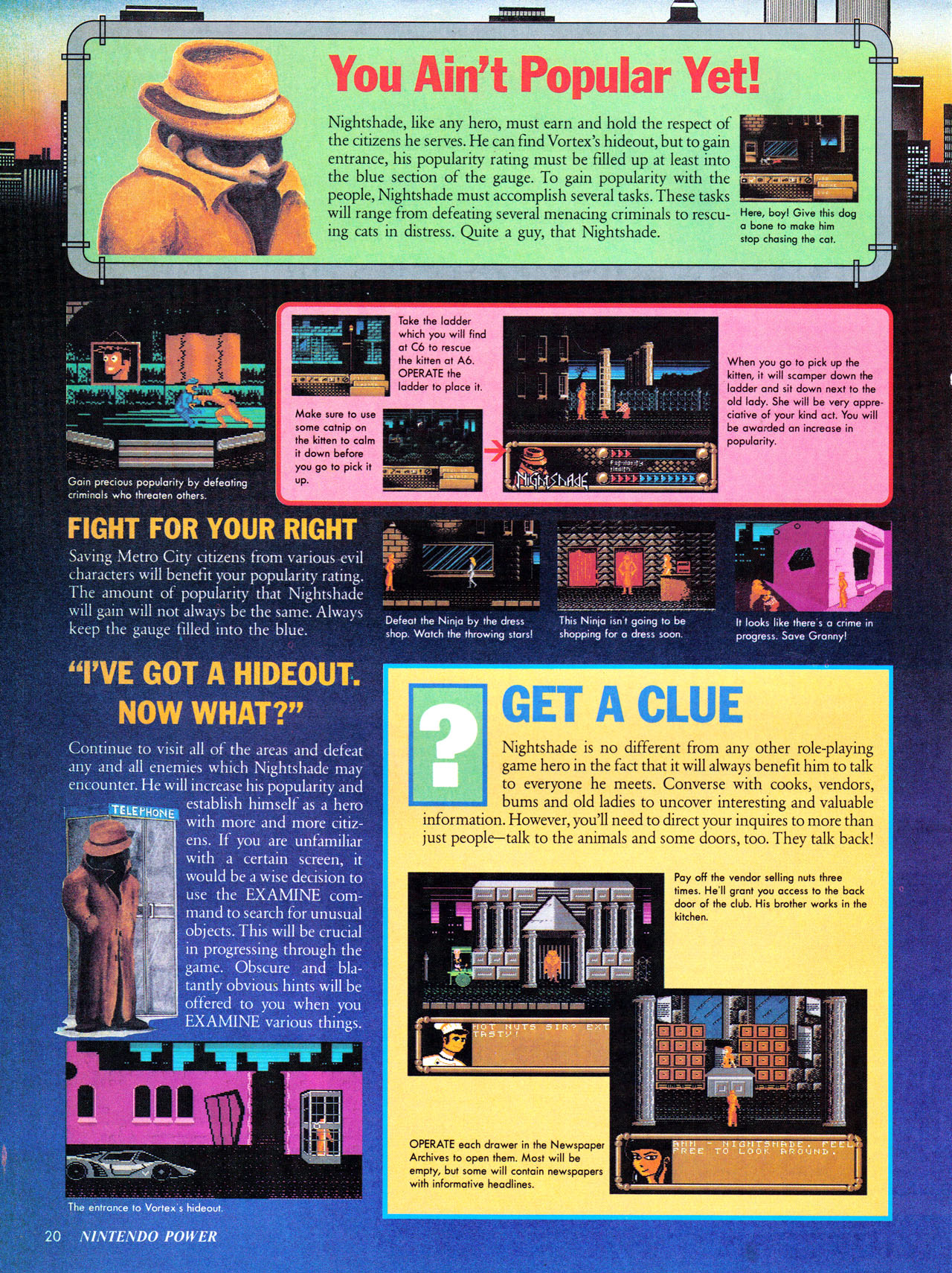 Read online Nintendo Power comic -  Issue #34 - 22