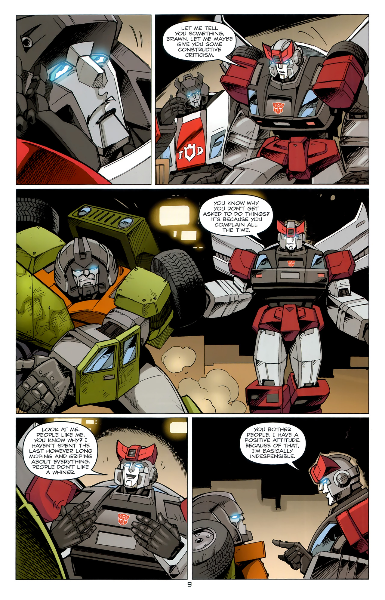 Read online The Transformers (2009) comic -  Issue #11 - 12