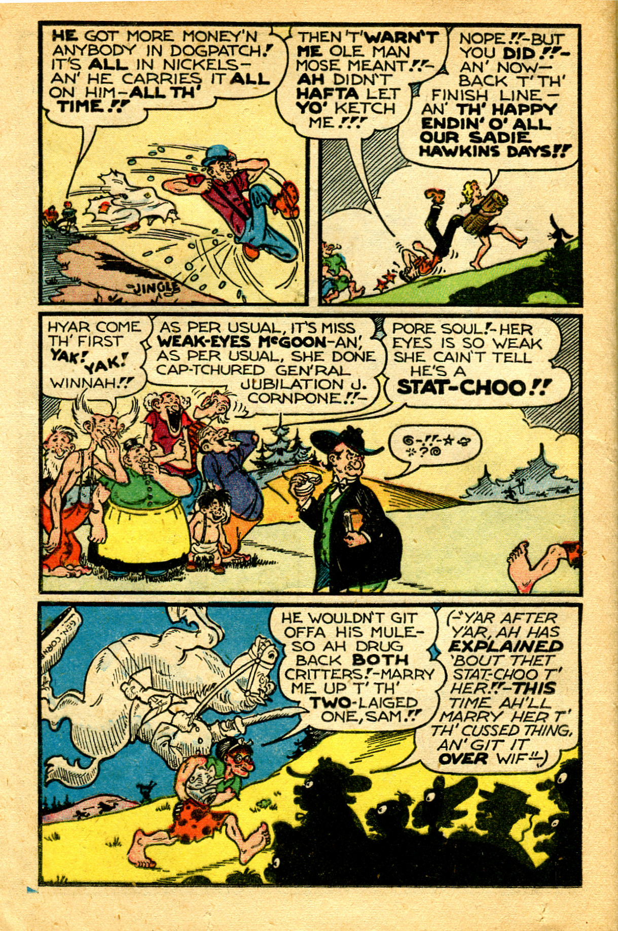 Read online Li'l Abner Comics comic -  Issue #61 - 33
