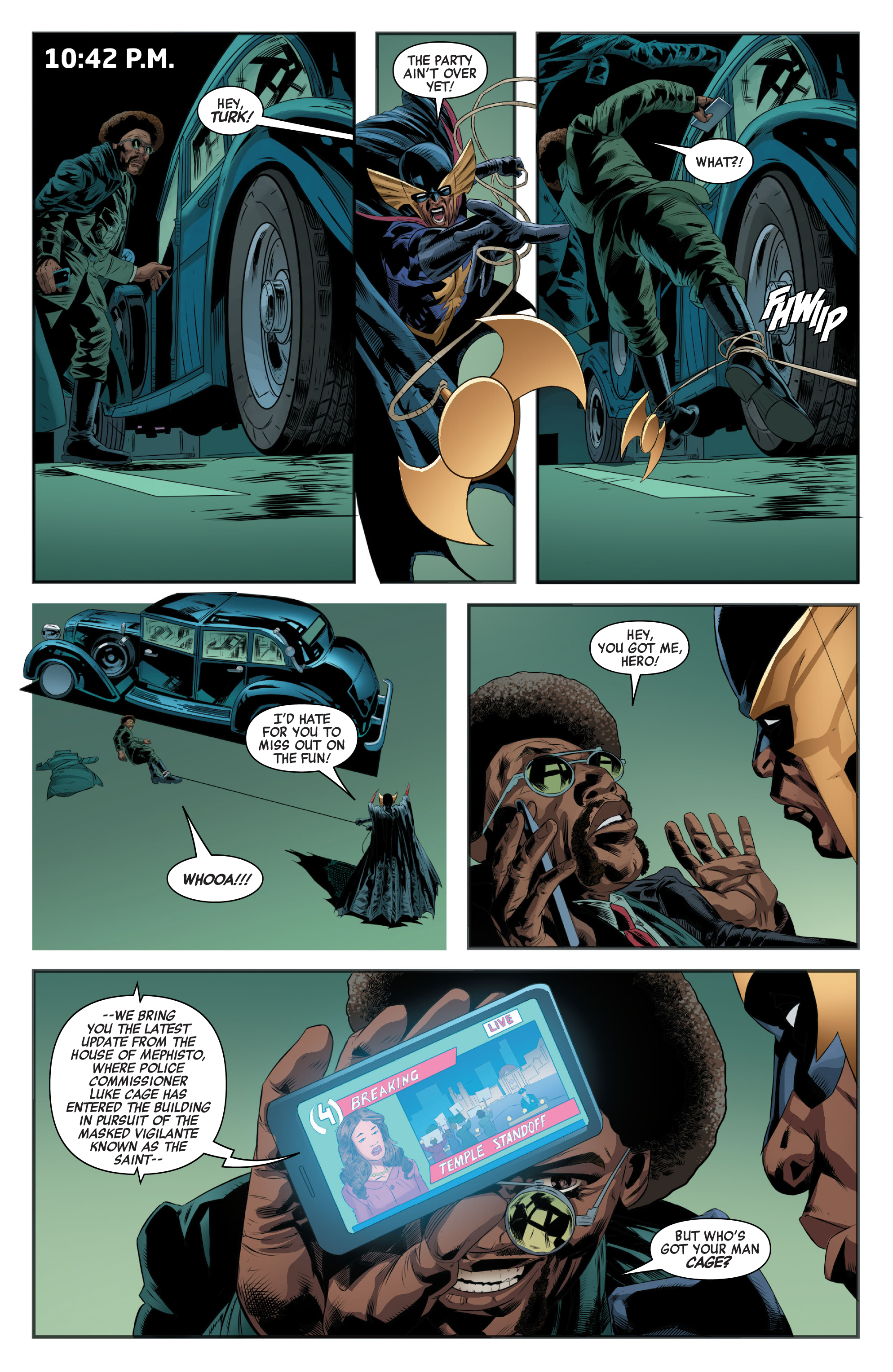 Read online Heroes Reborn: One-Shots comic -  Issue # American Knights - 28