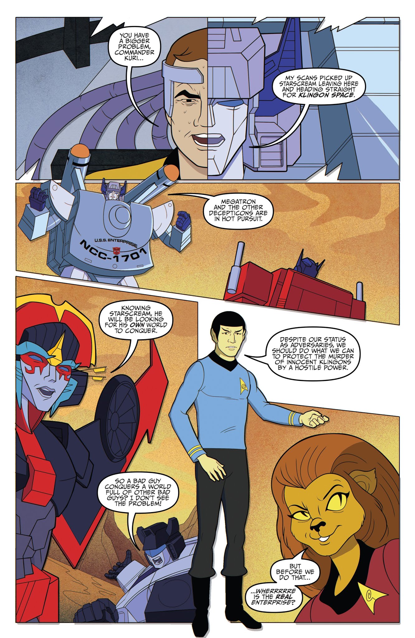 Read online Star Trek vs. Transformers comic -  Issue #4 - 16