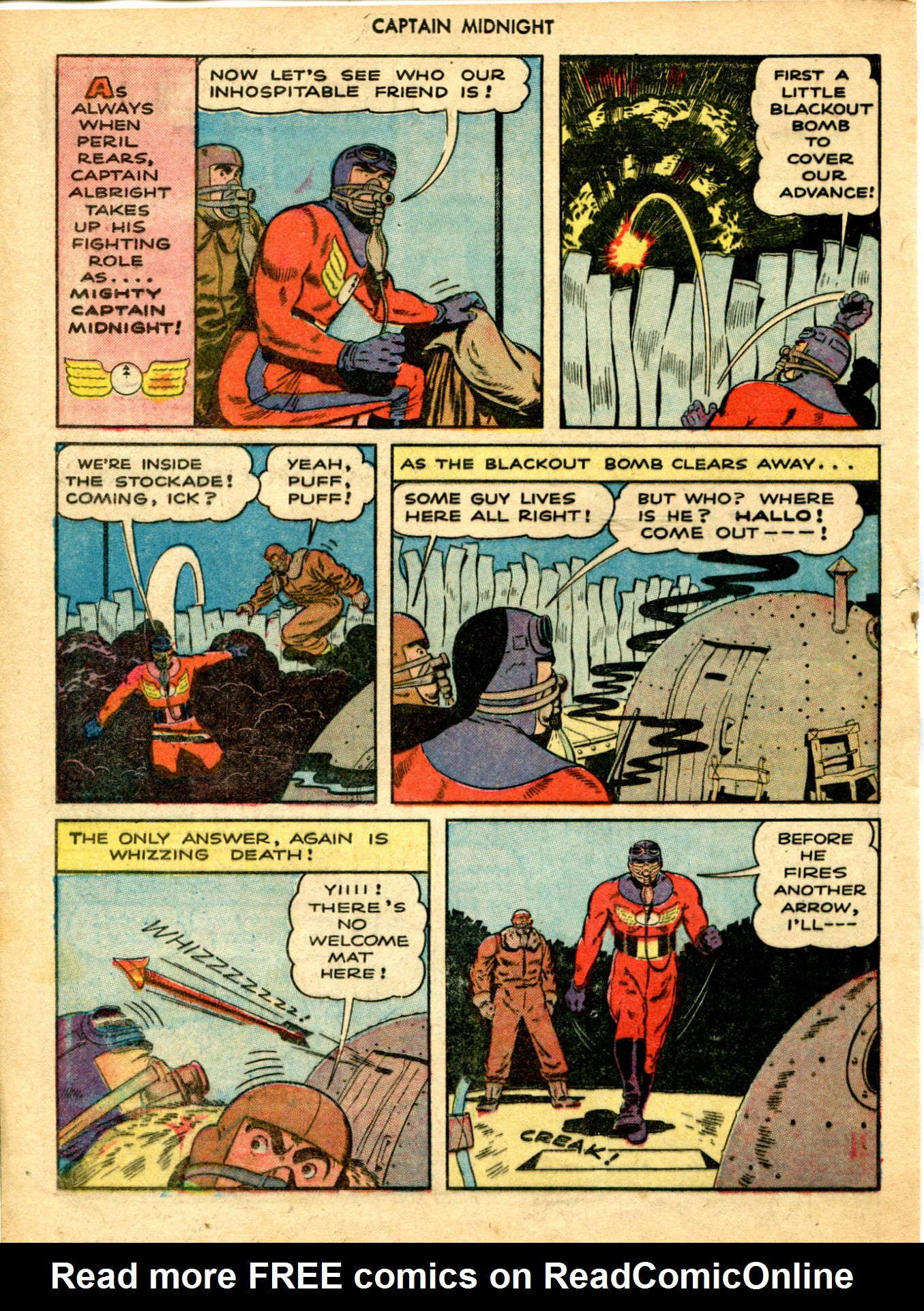 Read online Captain Midnight (1942) comic -  Issue #18 - 28