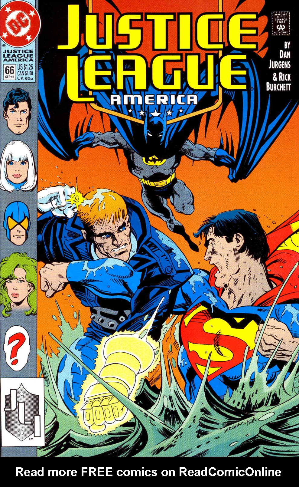 Read online Justice League America comic -  Issue #66 - 1