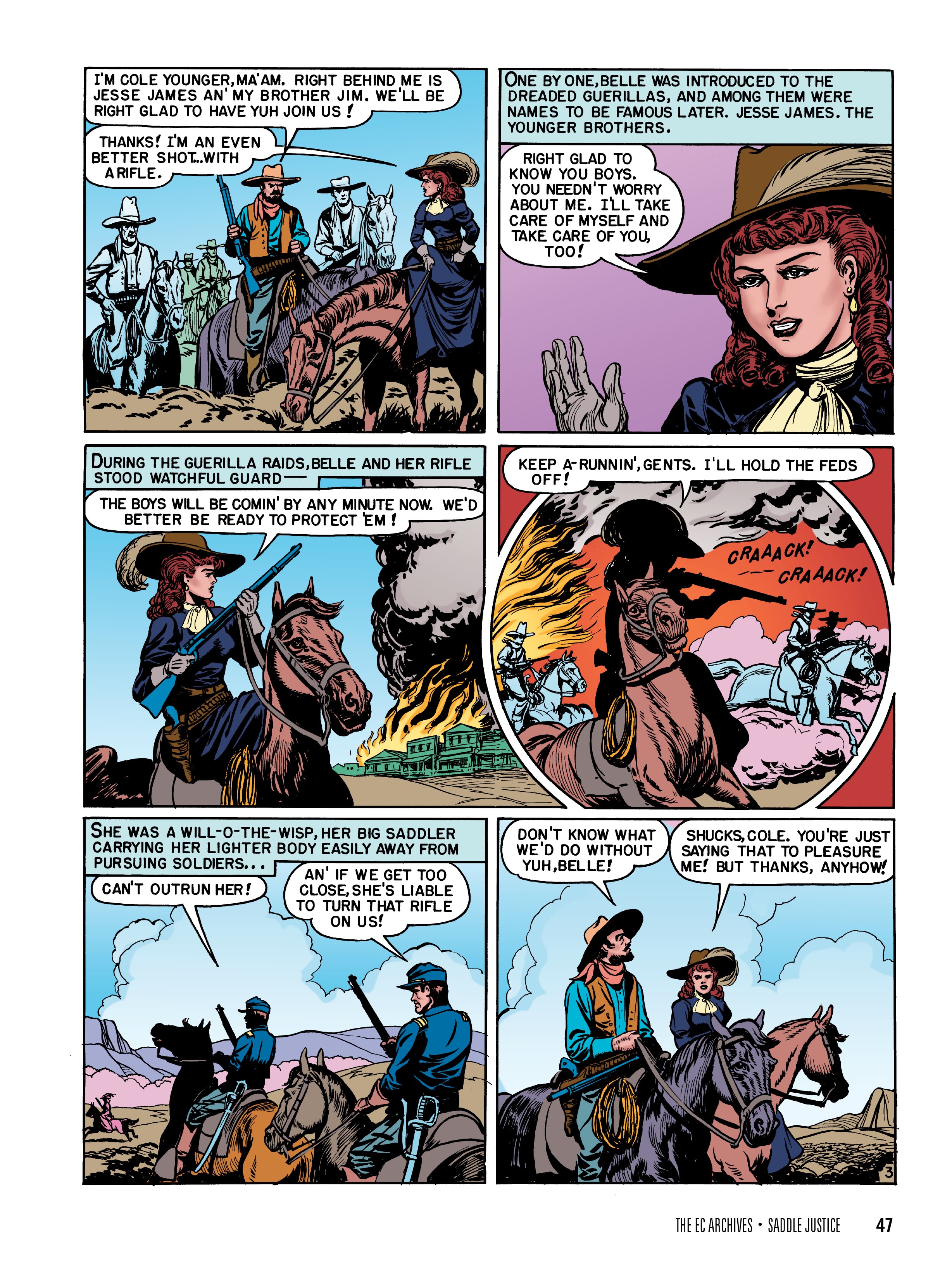 Read online The EC Archives: Saddle Justice comic -  Issue # TPB (Part 1) - 49