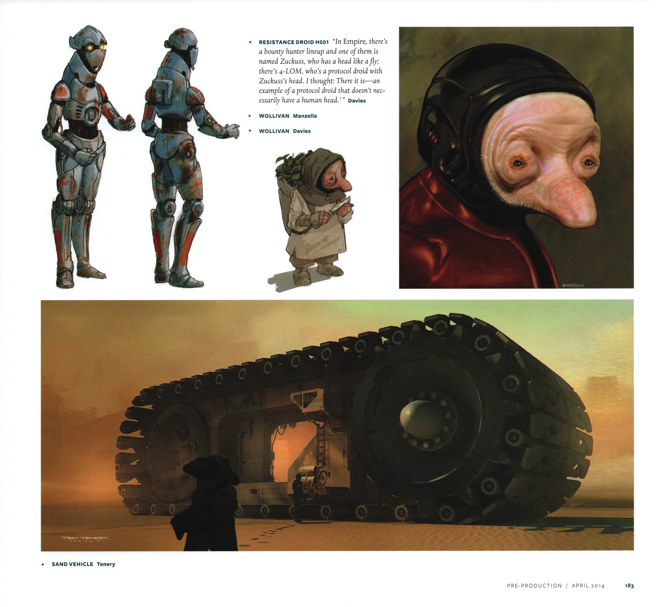 Read online Star Wars: The Art of Star Wars: The Force Awakens comic -  Issue # TPB (Part 2) - 84
