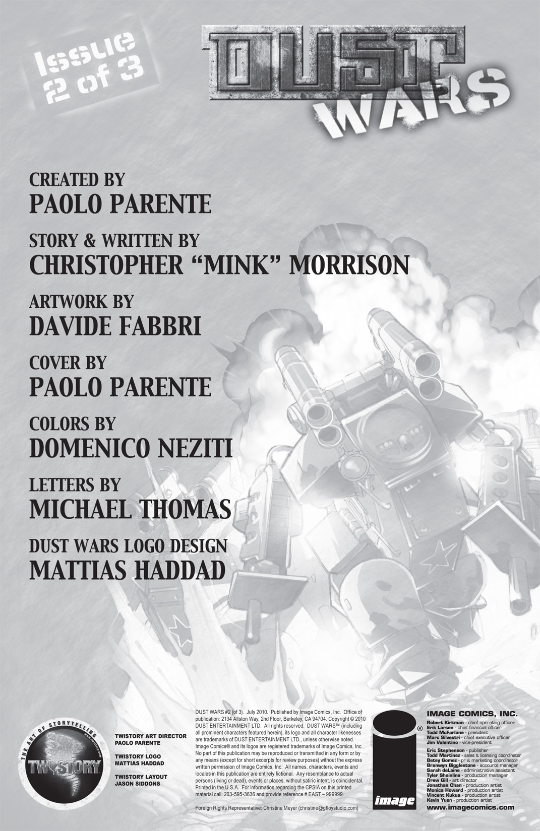 Read online Dust Wars comic -  Issue #2 - 2